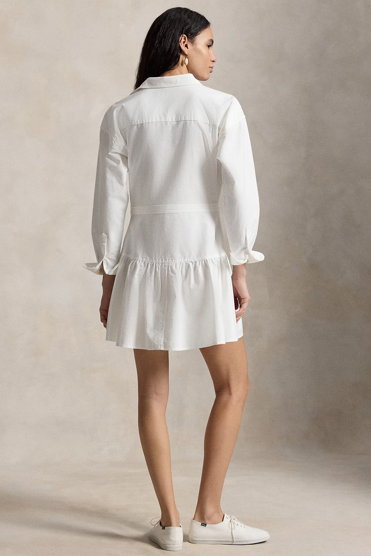 Polo Ralph Lauren Relaxed Fit Mini Gömlek Elbise-Elbise-Libas
