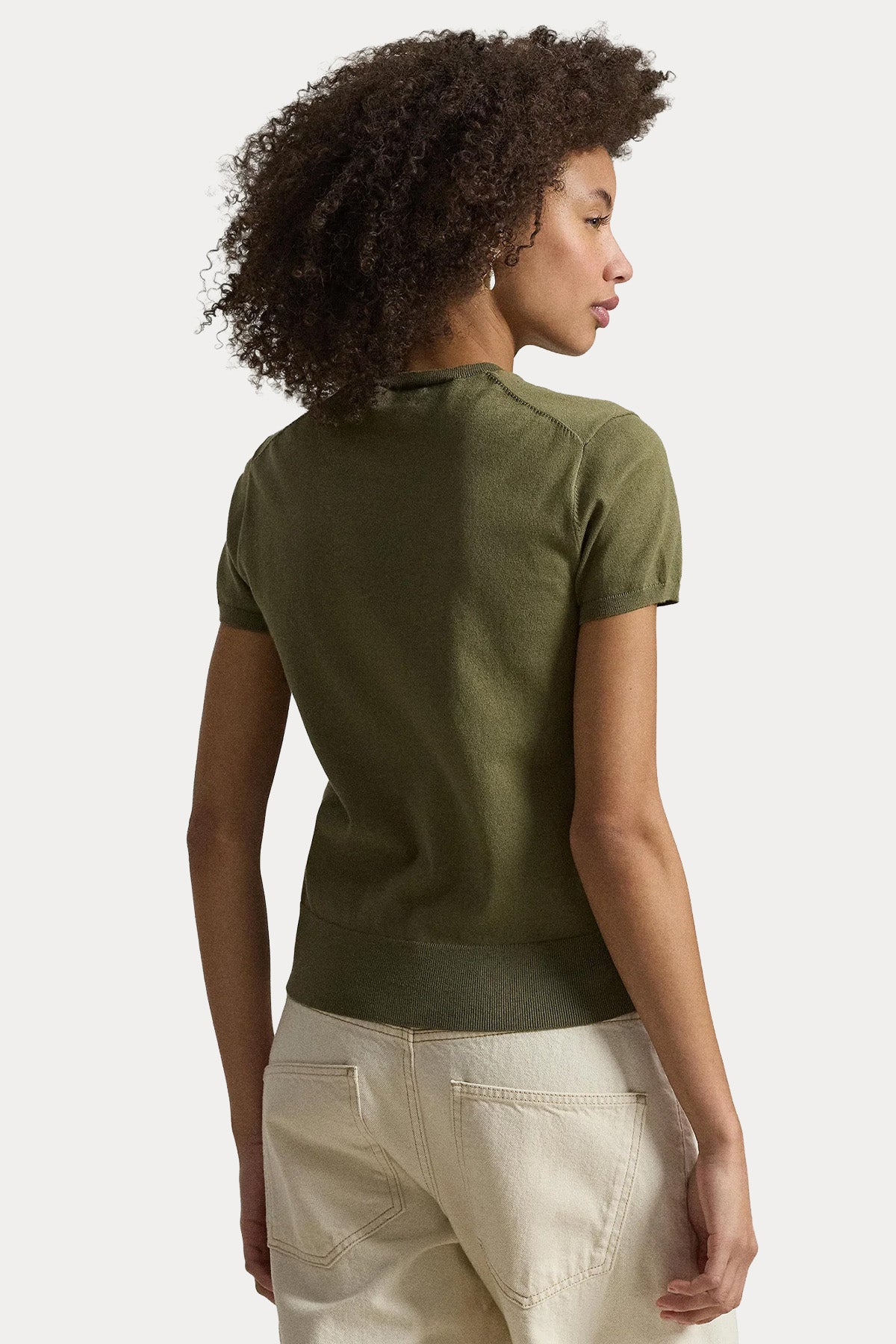 Polo Ralph Lauren Yuvarlak Yaka İnce Örgü Triko