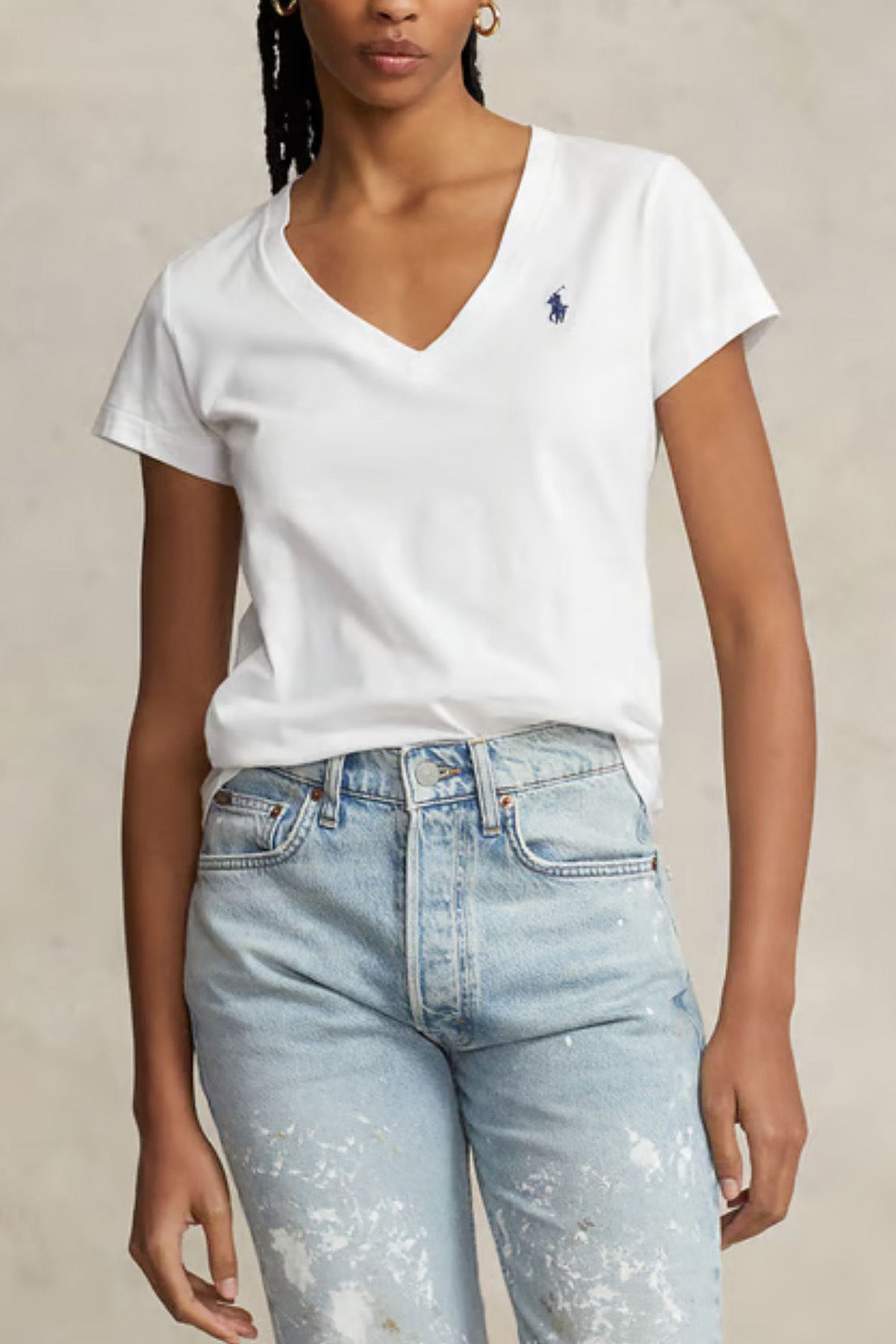Polo Ralph Lauren Regular Fit V Yaka Pony Logolu T-shirt