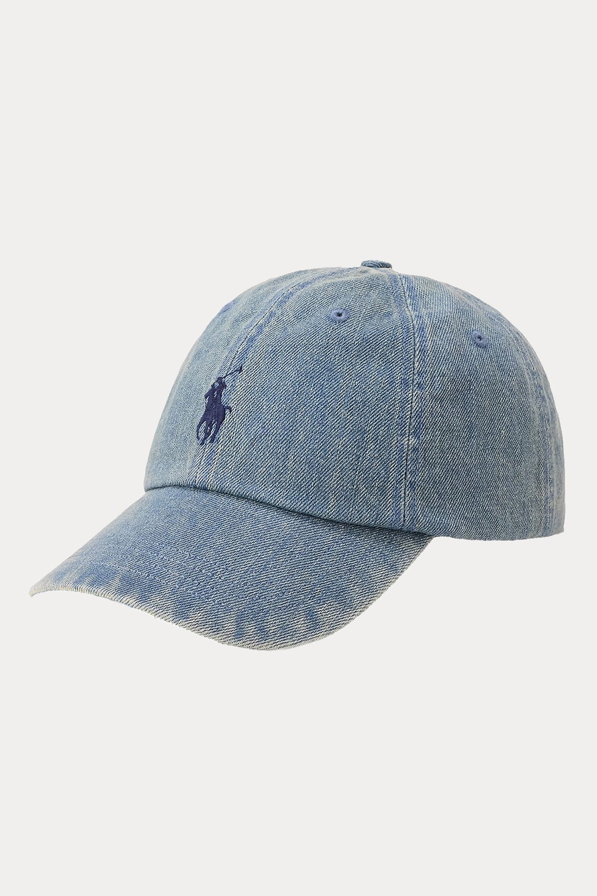Polo Ralph Lauren Pony Logolu Denim Şapka-Şapka-Libas