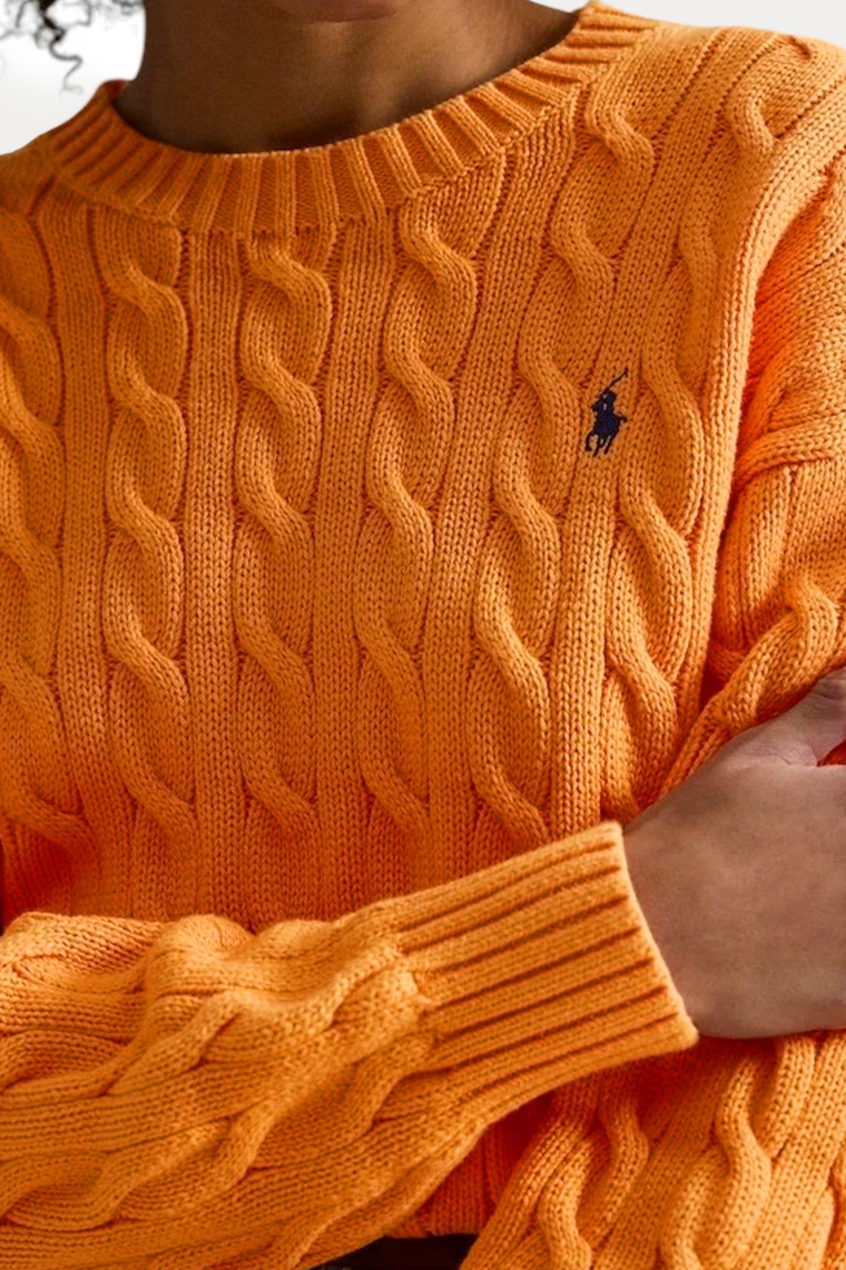 Polo Ralph Lauren Relaxed Fit Saç Örgü Triko