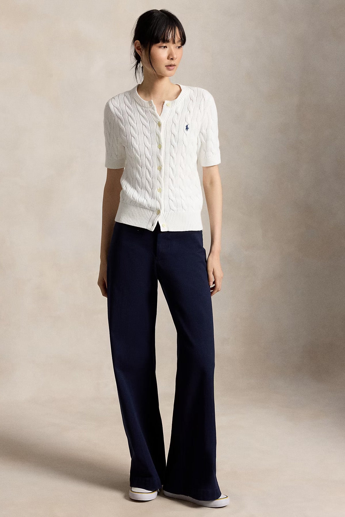 Polo Ralph Lauren Slim Fit Saç Örgü Triko Ceket-Ceket-Libas