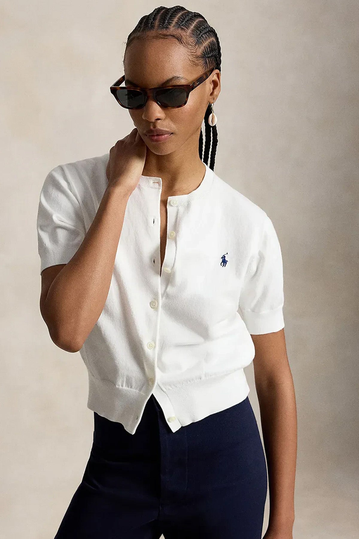 Polo Ralph Lauren Regular Fit İnce Örgü Triko Ceket-Ceket-Libas