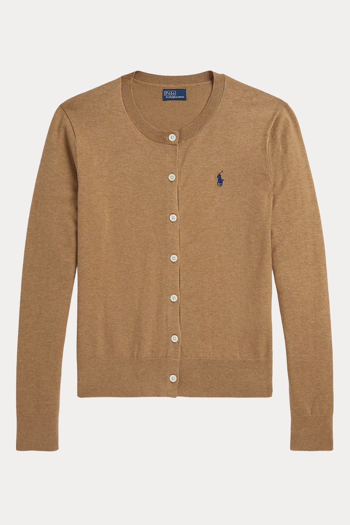 Polo Ralph Lauren Slim Fit Yuvarlak Yaka İnce Örgü Triko Ceket-Ceket-Libas