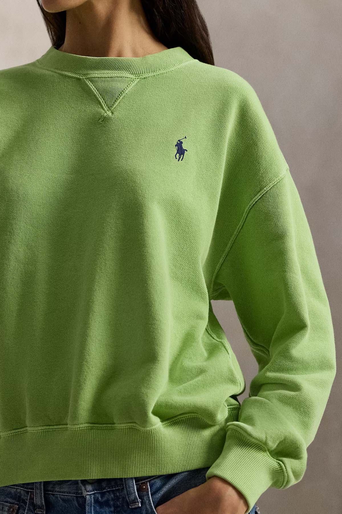 Polo Ralph Lauren Relaxed Fit Pony Logolu Sweatshirt-Sweatshirt-Libas