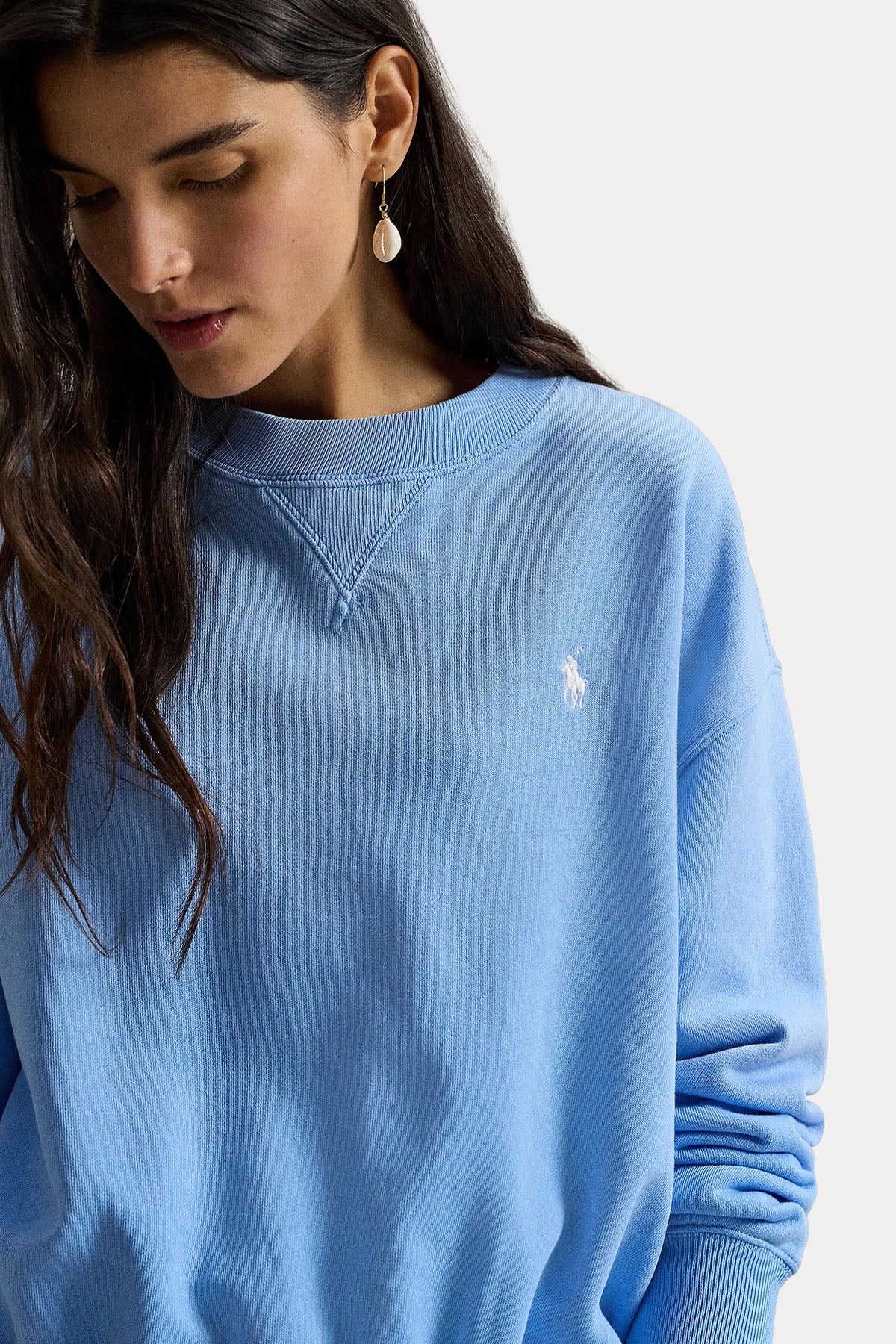 Polo Ralph Lauren Relaxed Fit Pony Logolu Sweatshirt-Sweatshirt-Libas