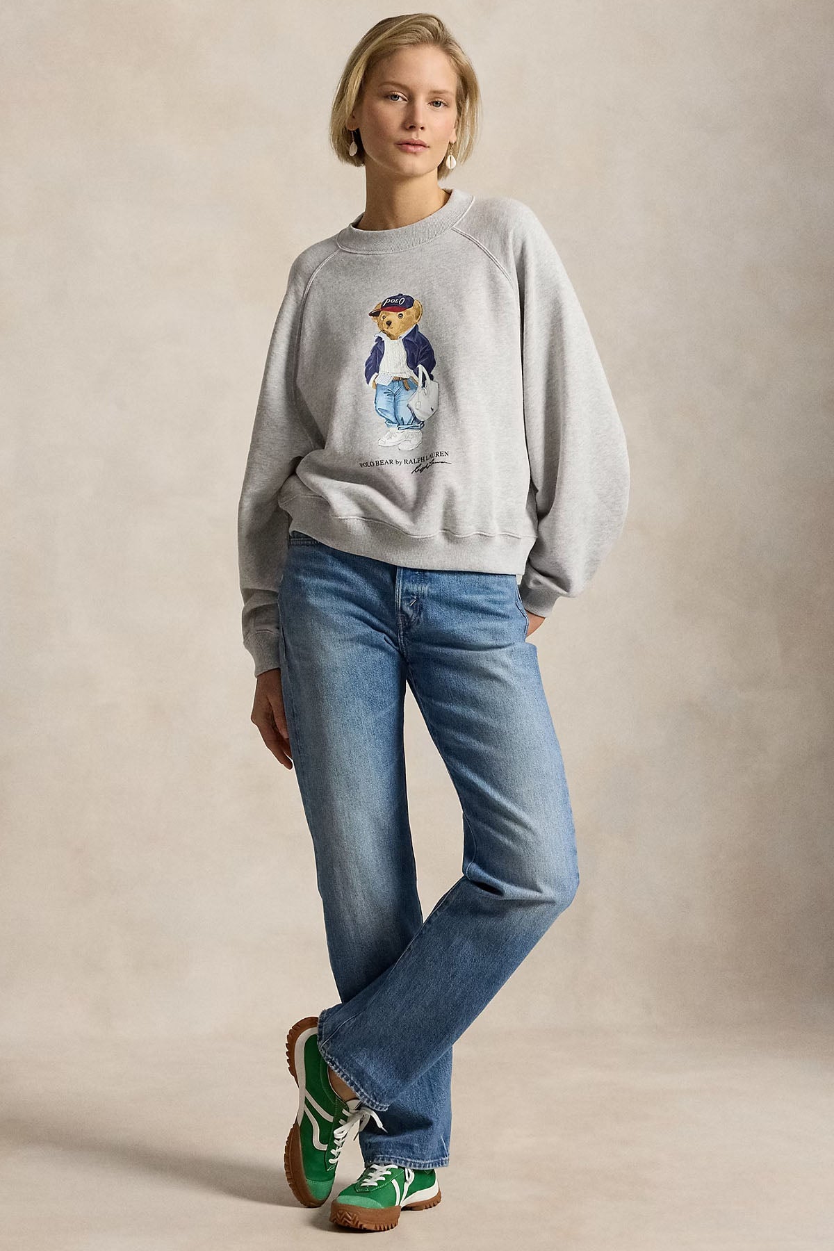 Polo Ralph Lauren Relaxed Fit Polo Bear Sweatshirt-Sweatshirt-Libas