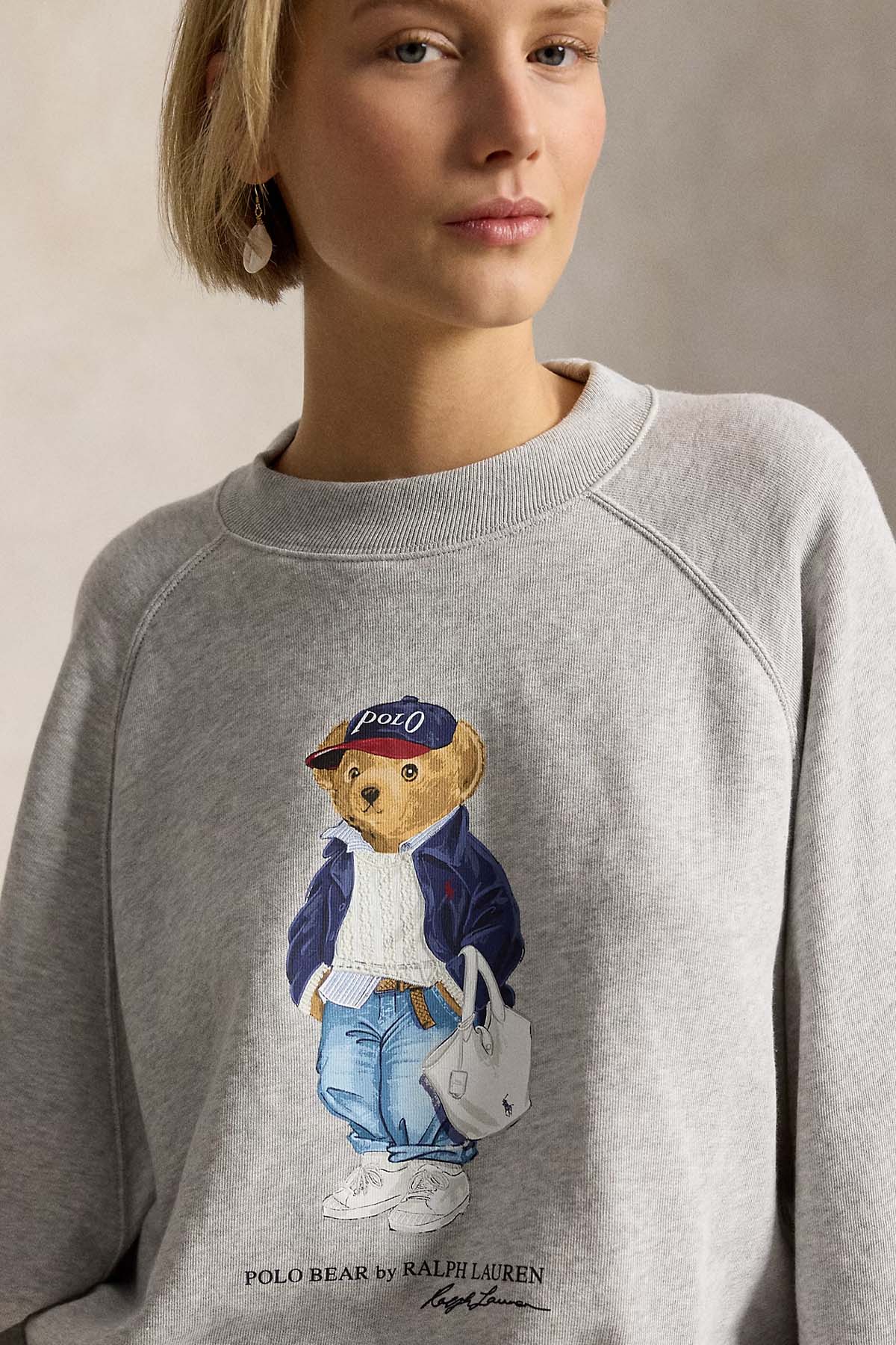 Polo Ralph Lauren Relaxed Fit Polo Bear Sweatshirt-Sweatshirt-Libas