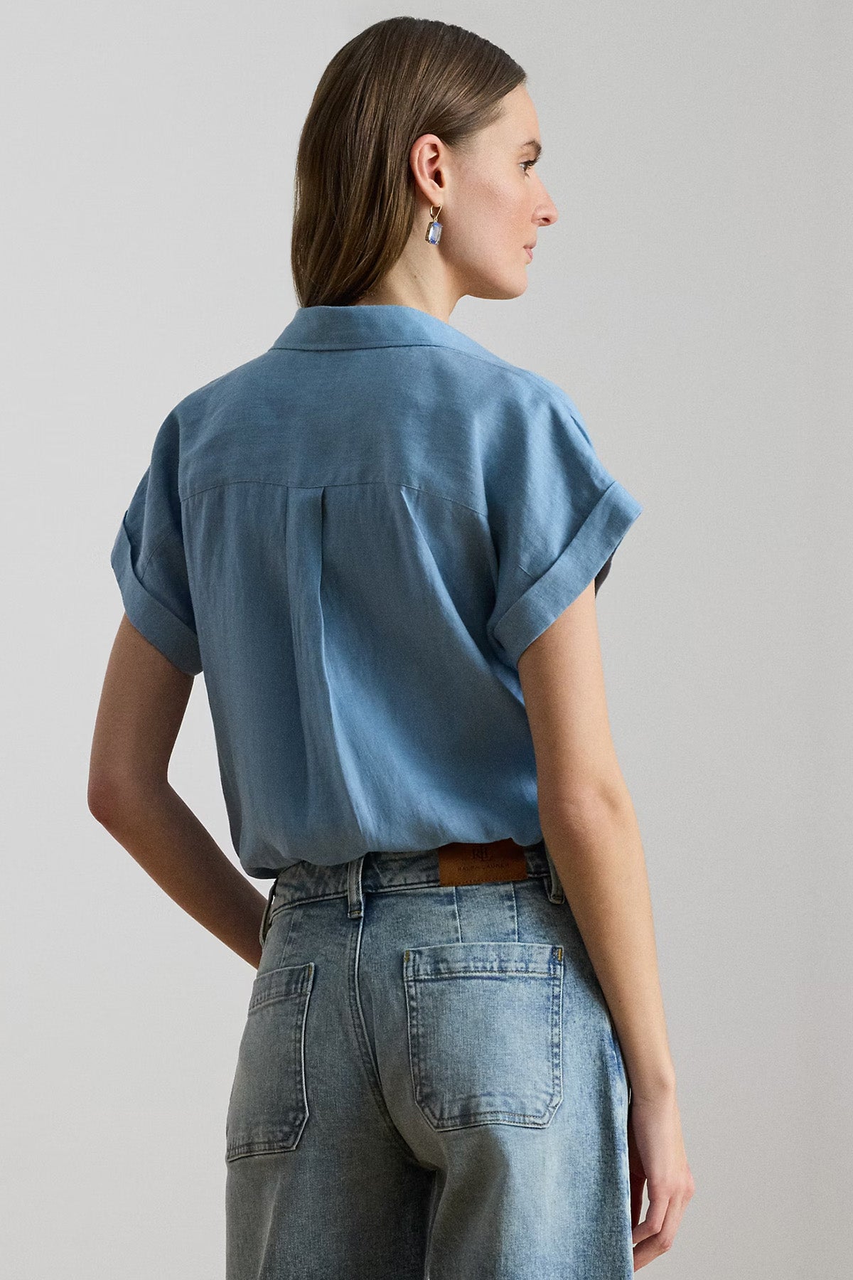 Polo Ralph Lauren Relaxed Fit Keten Gömlek-Gömlek-Libas