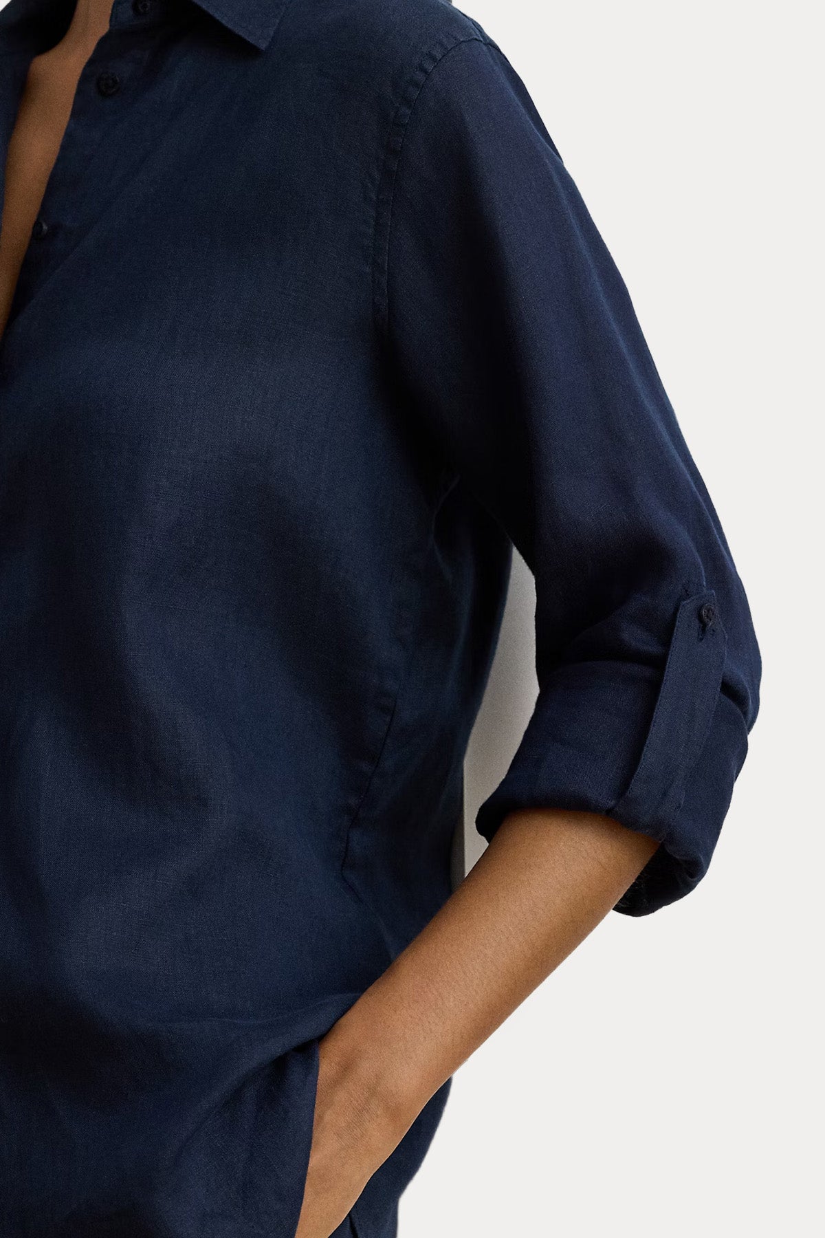 Polo Ralph Lauren Relaxed Fit Keten Gömlek-Gömlek-Libas