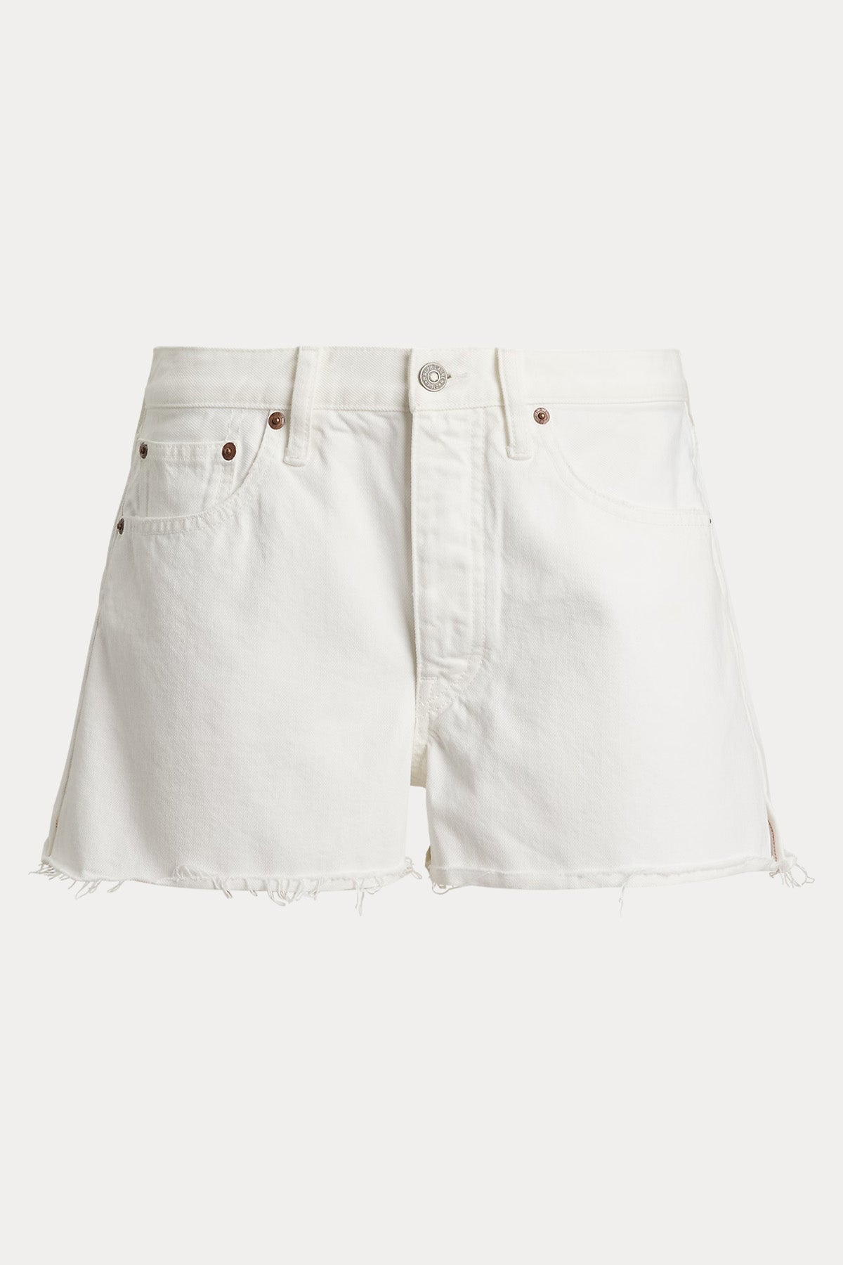 Polo Ralph Lauren Doğal Paça Bitişli Denim Şort-Şort-Libas