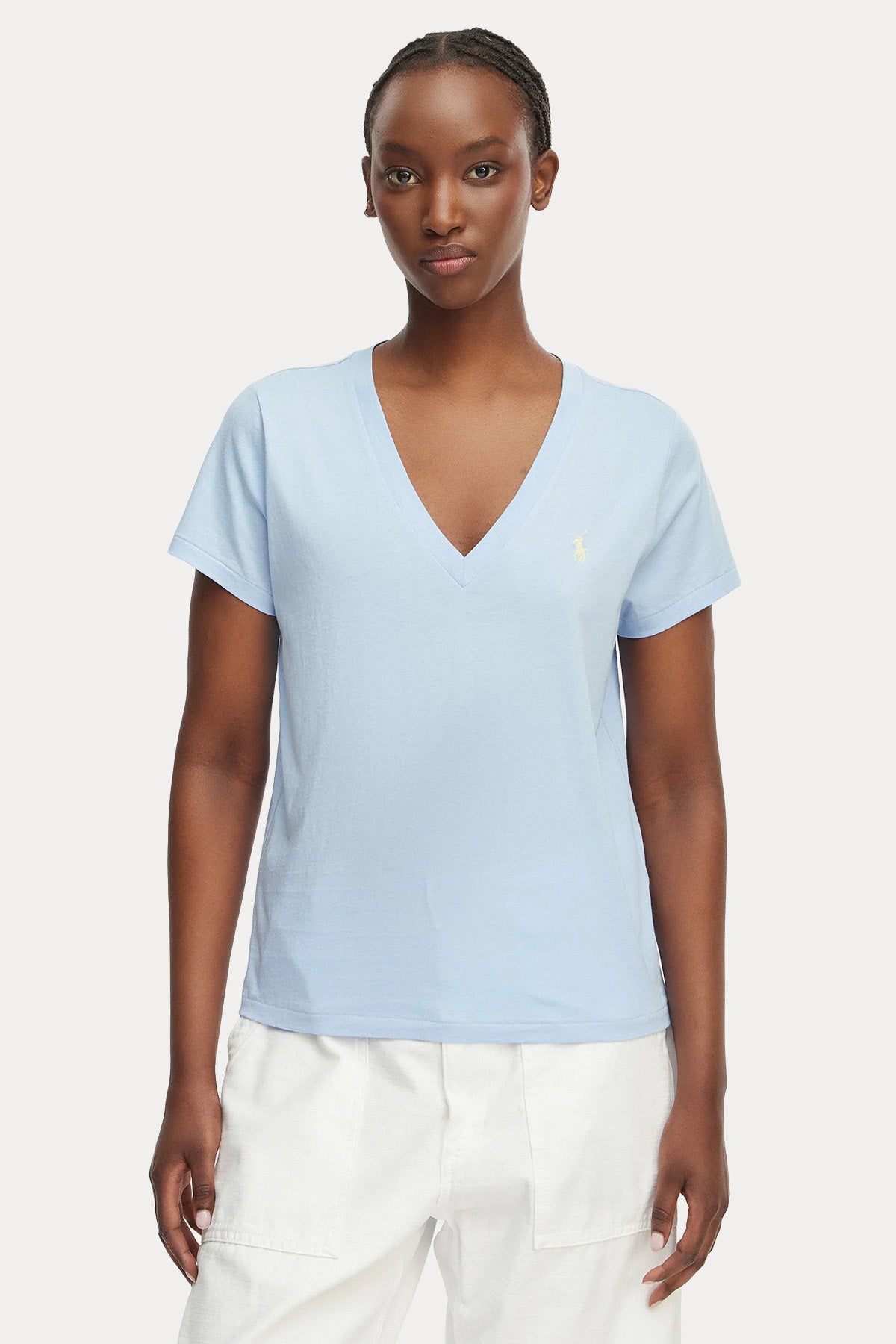 Polo Ralph Lauren Regular Fit V Yaka T-shirt-T-shirt-Libas
