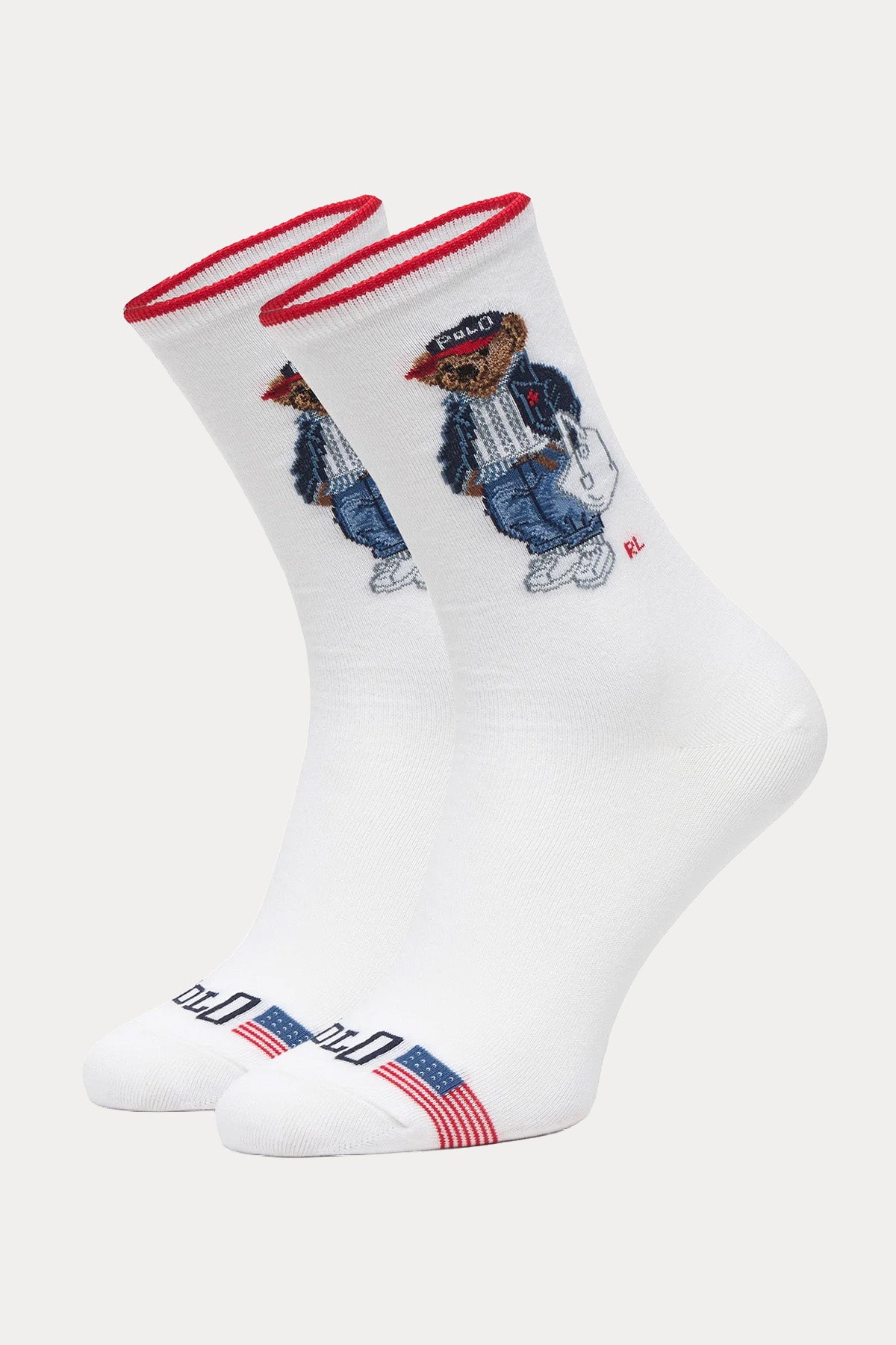Polo Ralph Lauren Logolu Polo Bear Çorap-Çorap-Libas