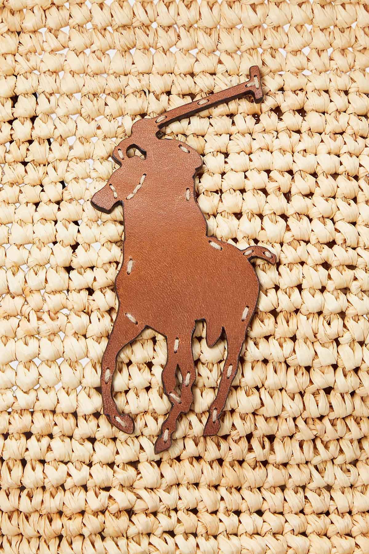 Polo Ralph Lauren Hasır Örgü Omuz Çantası-Çanta-Libas