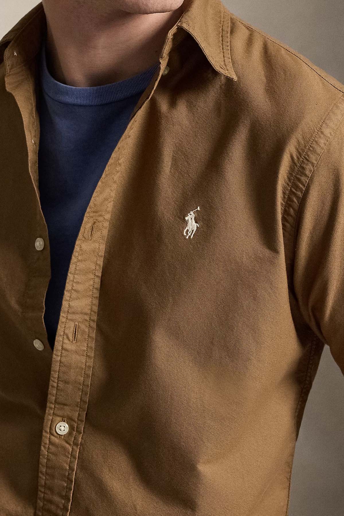Polo Ralph Lauren Custom Fit Oxford Gömlek-Gömlek-Libas