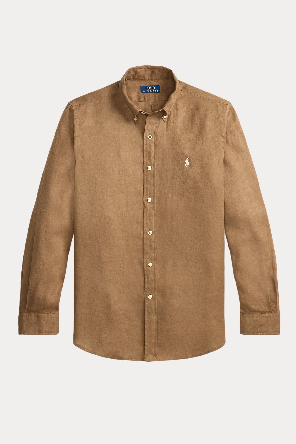 Polo Ralph Lauren Custom Fit Keten Gömlek-Gömlek-Libas