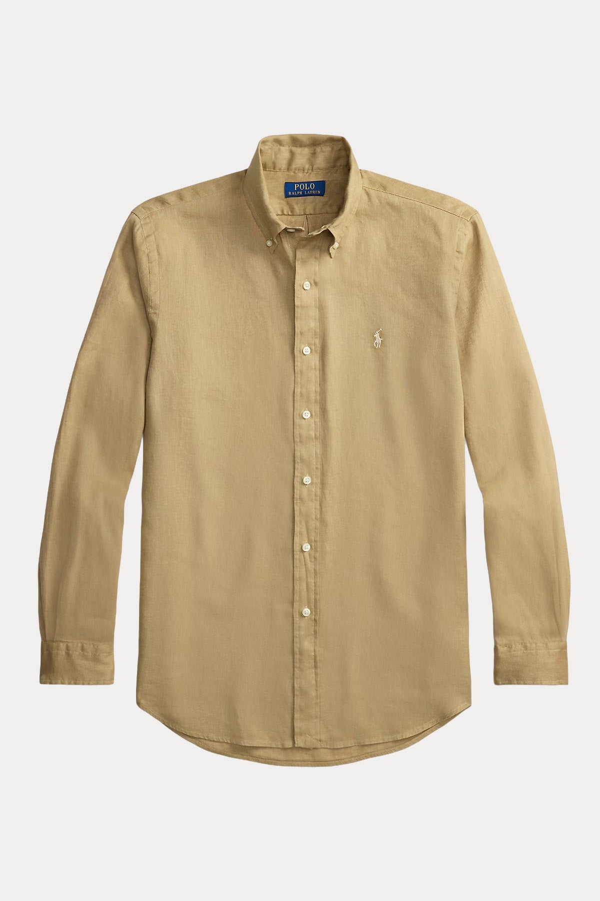 Polo Ralph Lauren Custom Fit Keten Gömlek-Gömlek-Libas