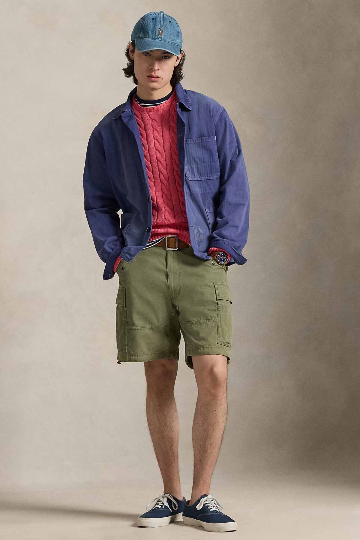 Polo Ralph Lauren Yuvarlak Yaka Saç Örgü Triko-Triko-Libas