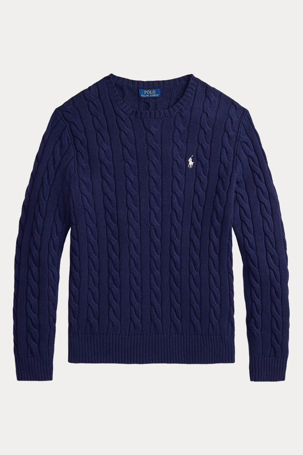 Polo Ralph Lauren Yuvarlak Yaka Saç Örgü Triko-Triko-Libas