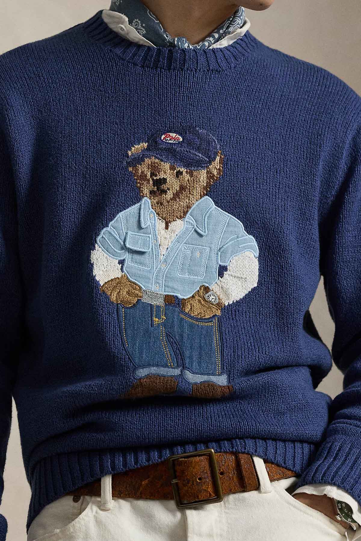Polo Ralph Lauren Polo Bear Örgü Keten Triko