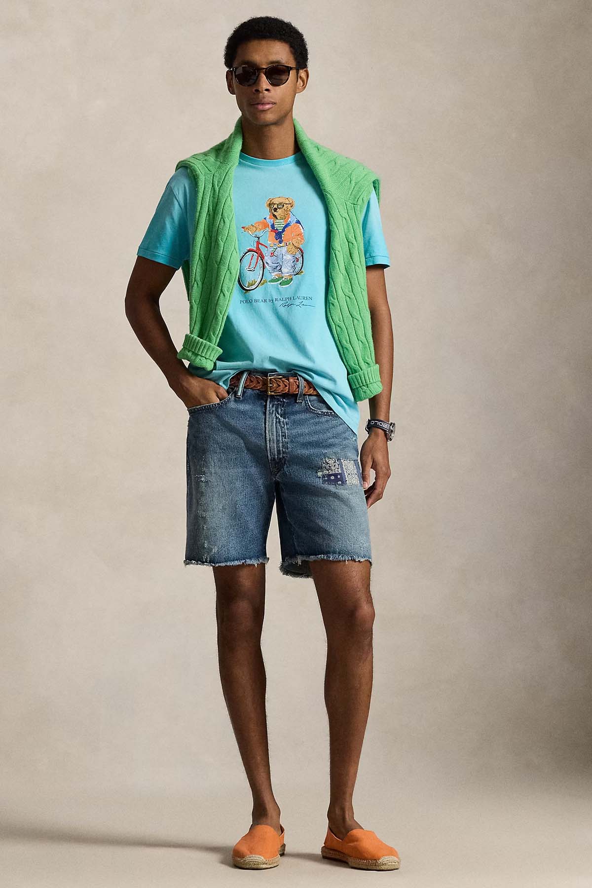Polo Ralph Lauren Custom Slim Fit Polo Bear T-shirt-T-shirt-Libas