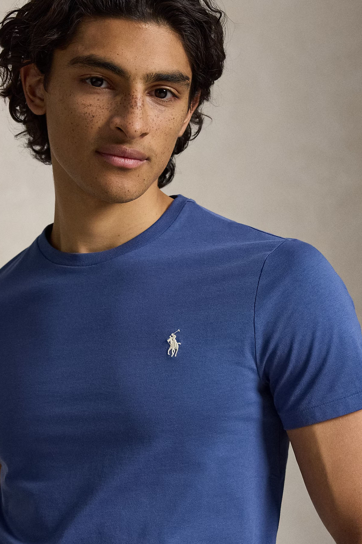 Polo Ralph Lauren Custom Slim Fit Yuvarlak Yaka T-shirt-T-shirt-Libas