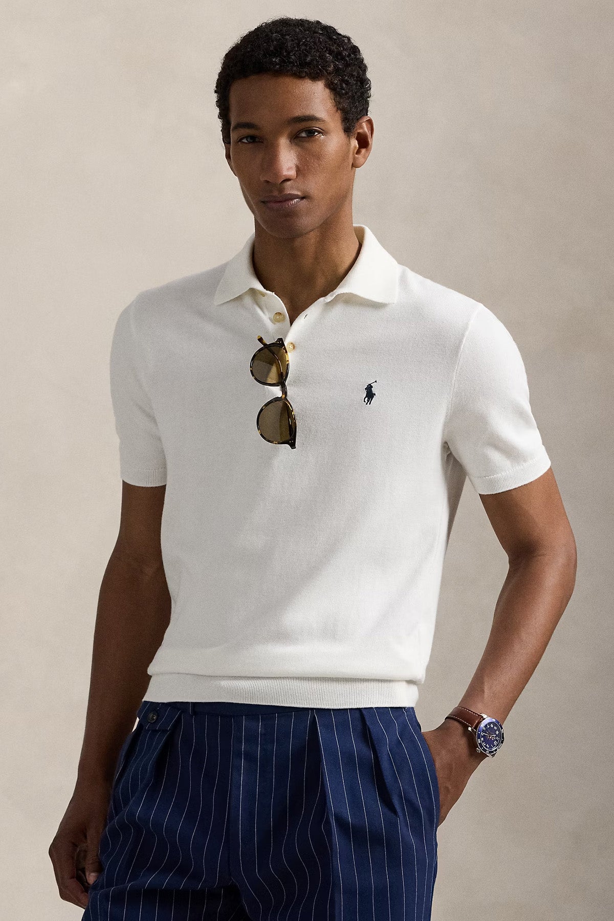 Polo Ralph Lauren Regular Fit Pony Logolu Polo Yaka Triko-Triko-Libas
