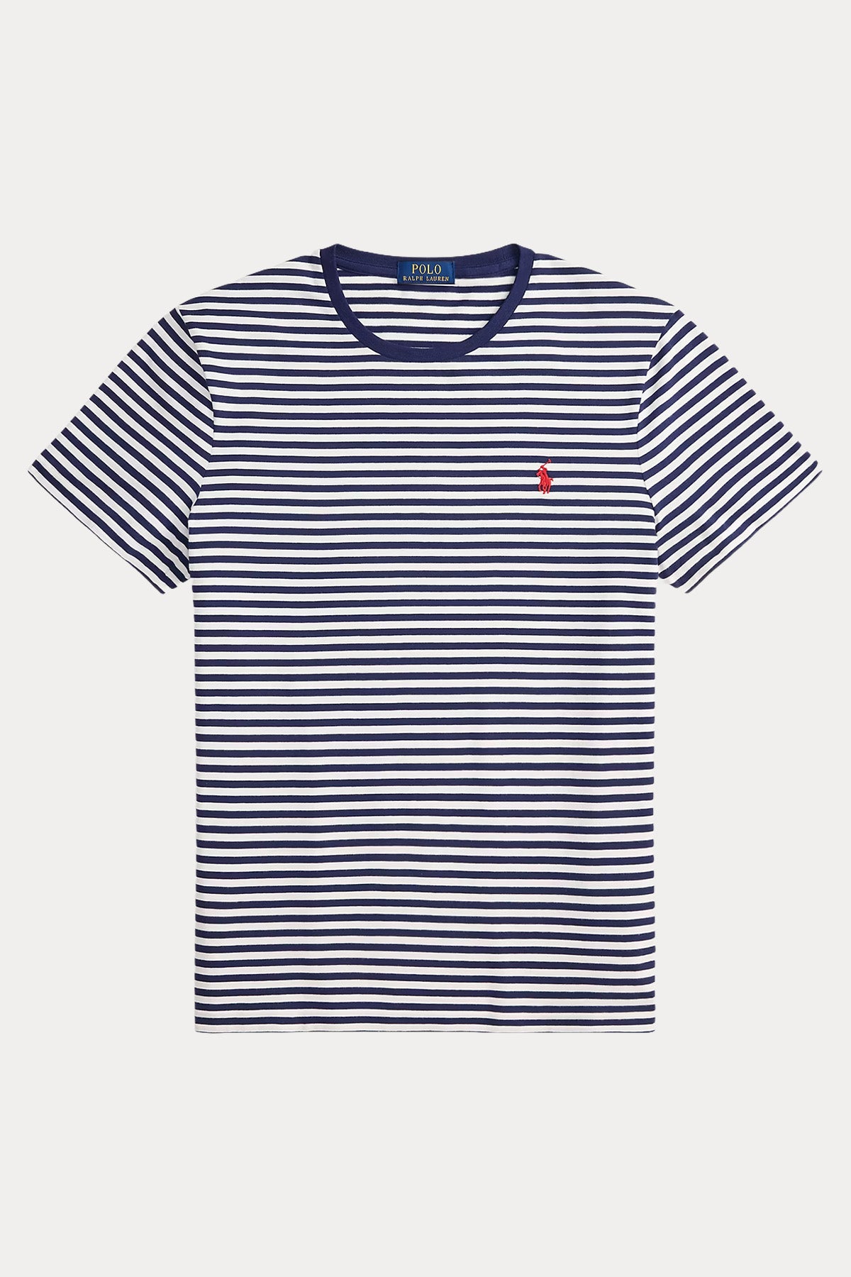 Polo Ralph Lauren Custom Slim Fit Çizgili T-shirt-T-shirt-Libas