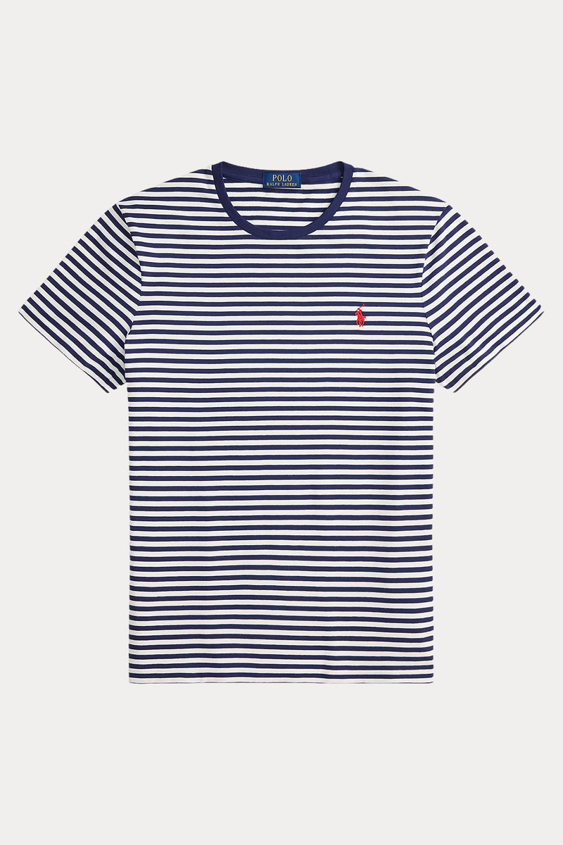 Polo Ralph Lauren Custom Slim Fit Çizgili T-shirt-T-shirt-Libas