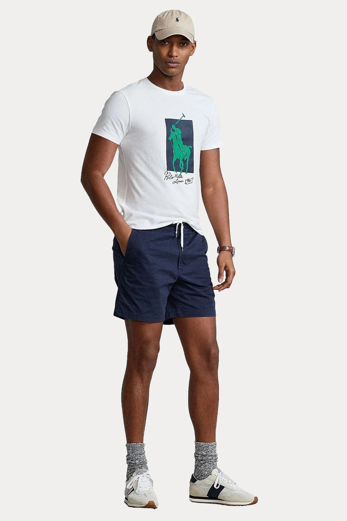 Polo Ralph Lauren Beli Lastikli Stretch Classic Fit Şort-Şort-Libas