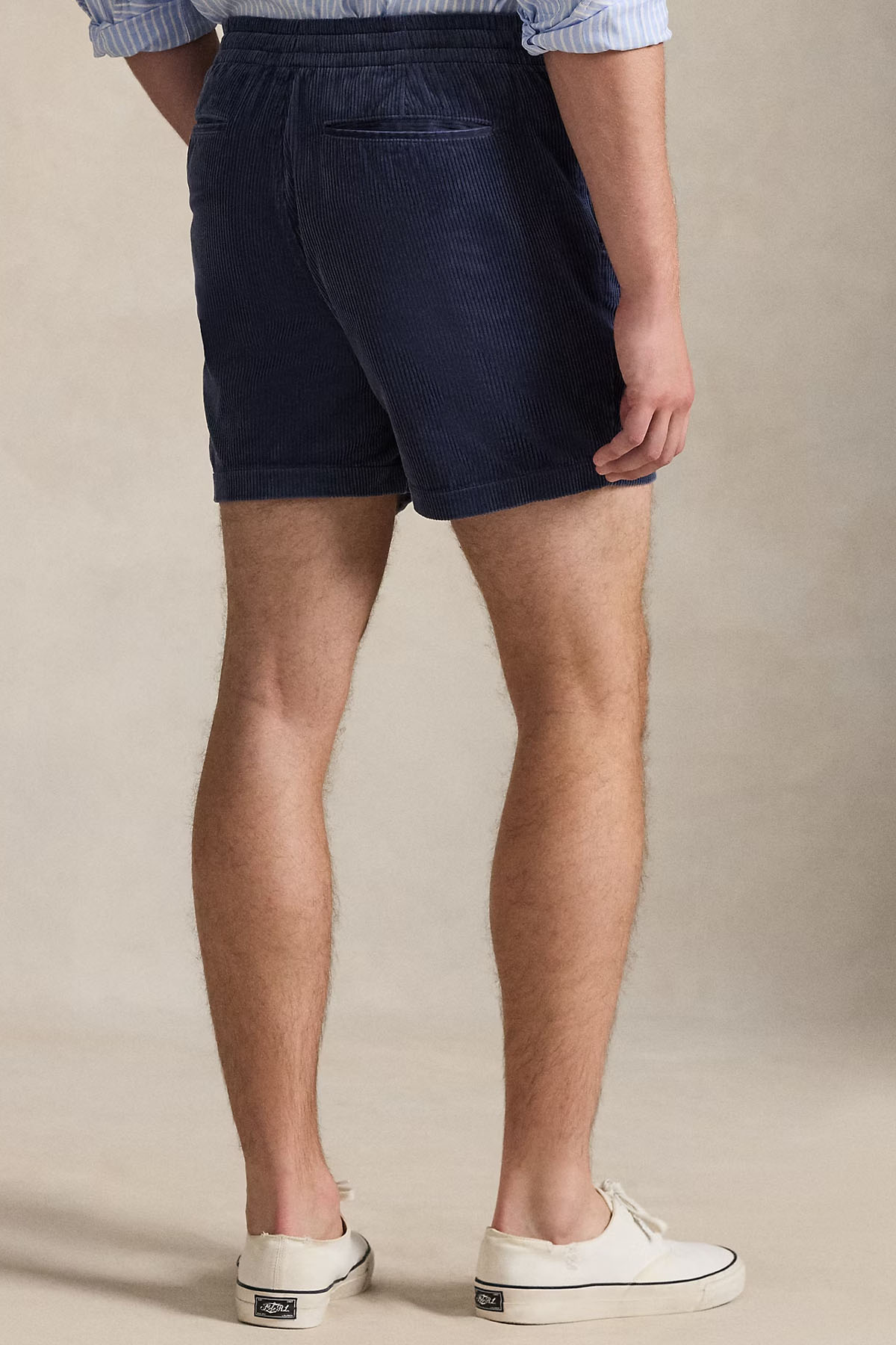 Polo Ralph Lauren Regular Fit Beli Lastikli Fitilli Kadife Şort-Şort-Libas