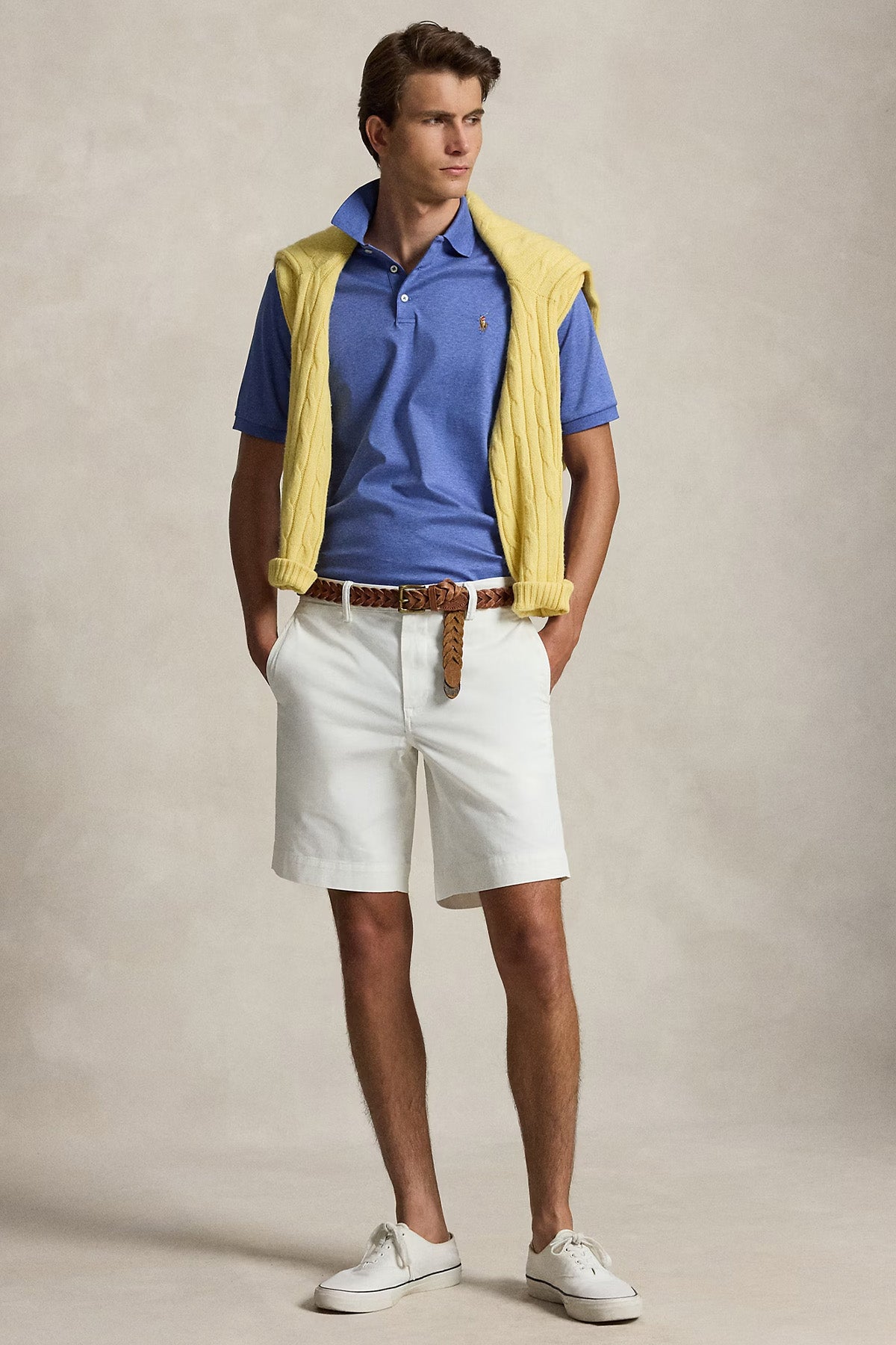 Polo Ralph Lauren Strech Classic Fit Beli Lastikli Şort-Şort-Libas