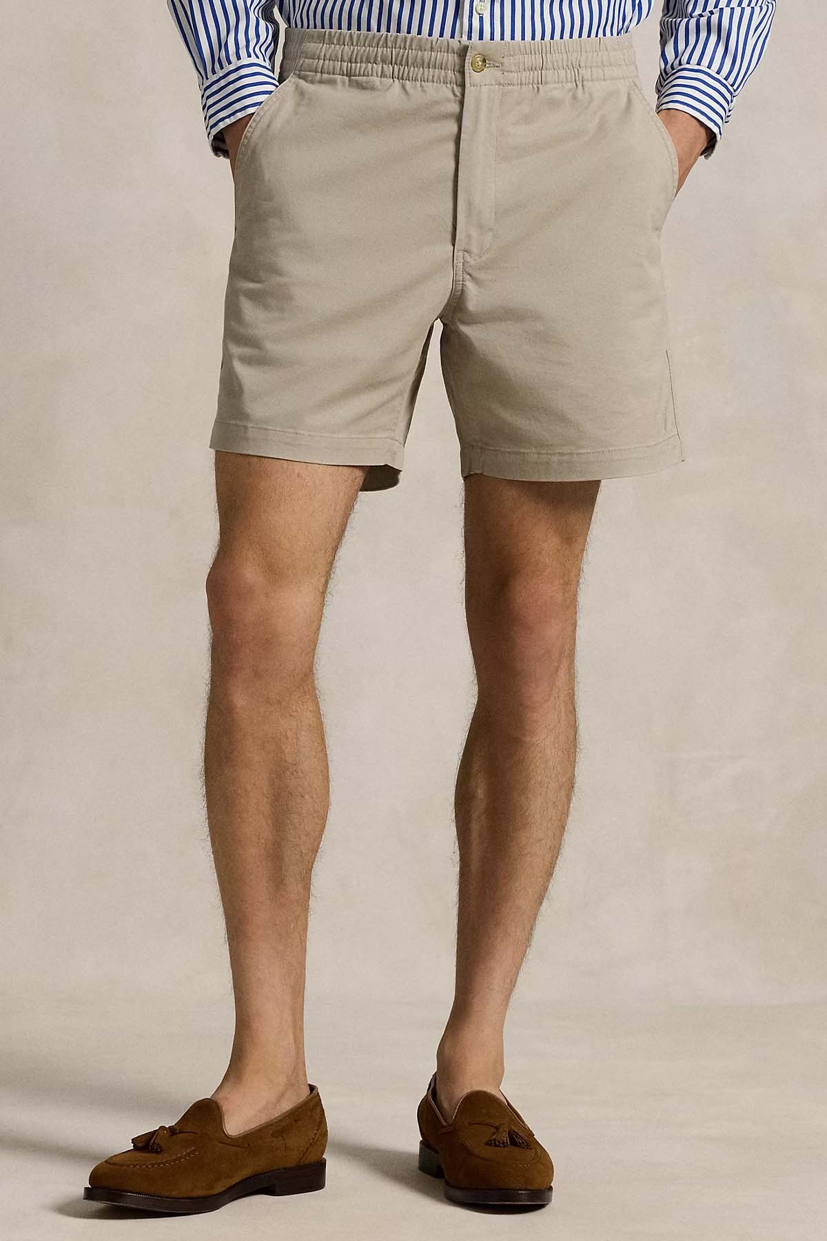 Polo Ralph Lauren Beli Lastikli Stretch Classic Fit Şort-Şort-Libas