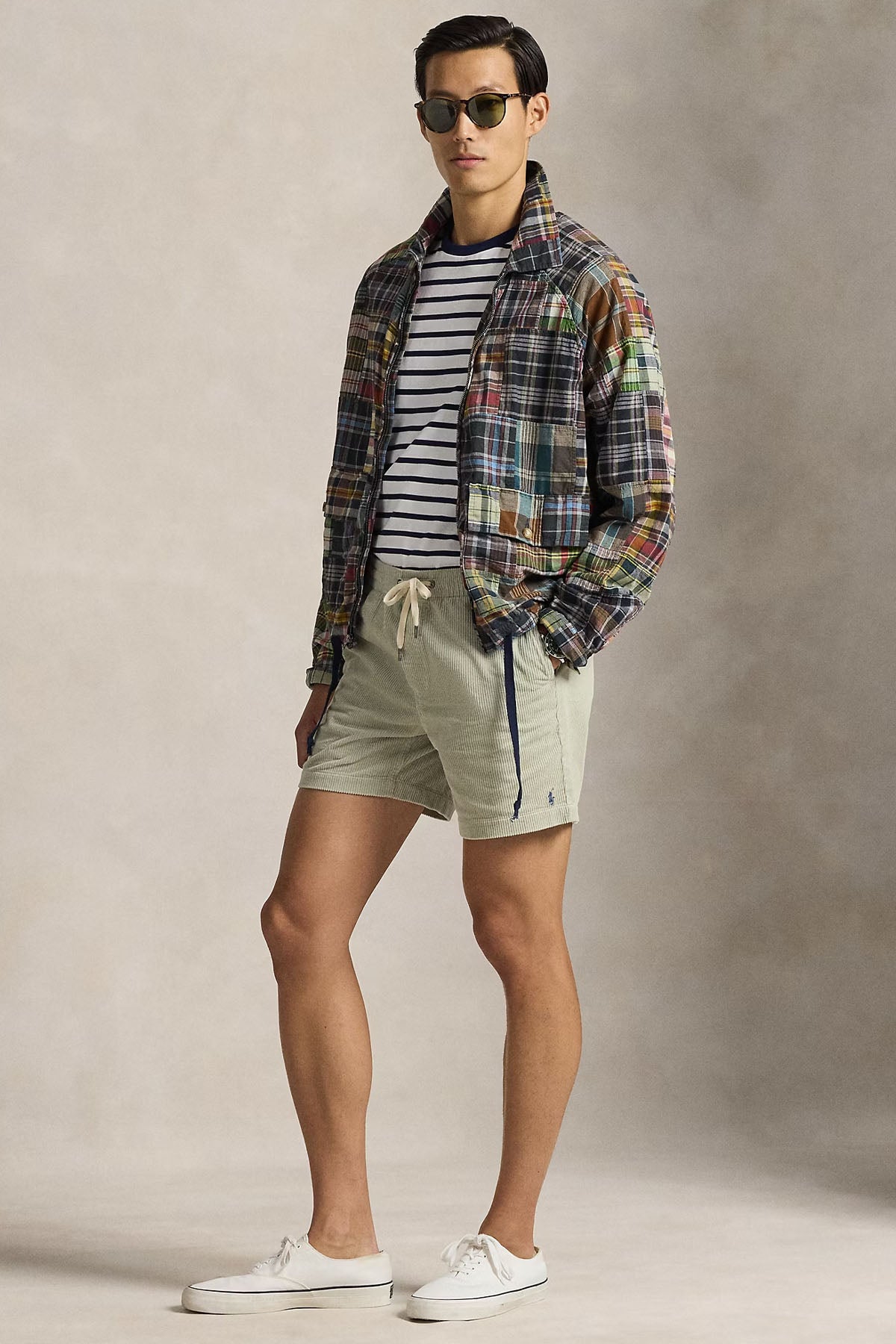 Polo Ralph Lauren Regular Fit Beli Lastikli Fitilli Kadife Şort-Şort-Libas