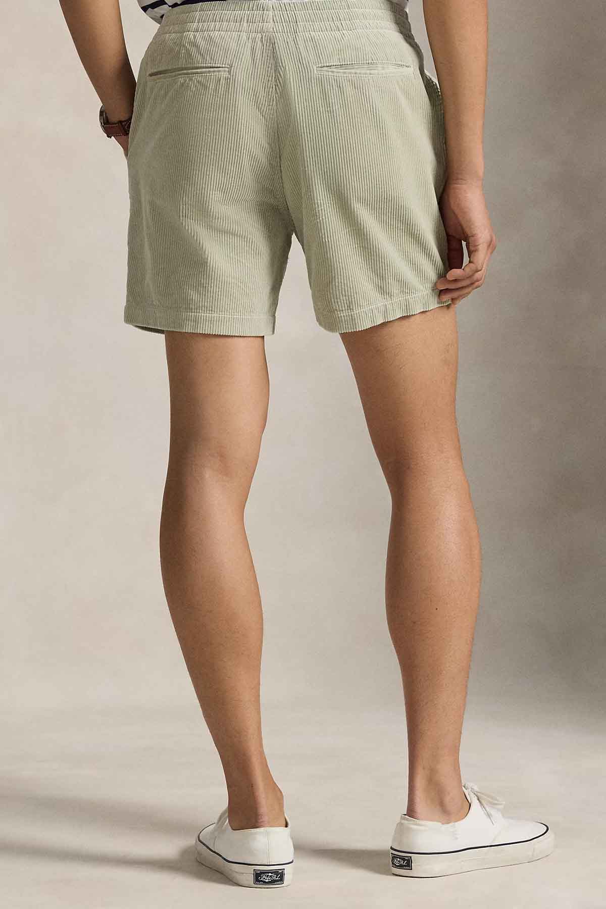 Polo Ralph Lauren Regular Fit Beli Lastikli Fitilli Kadife Şort-Şort-Libas
