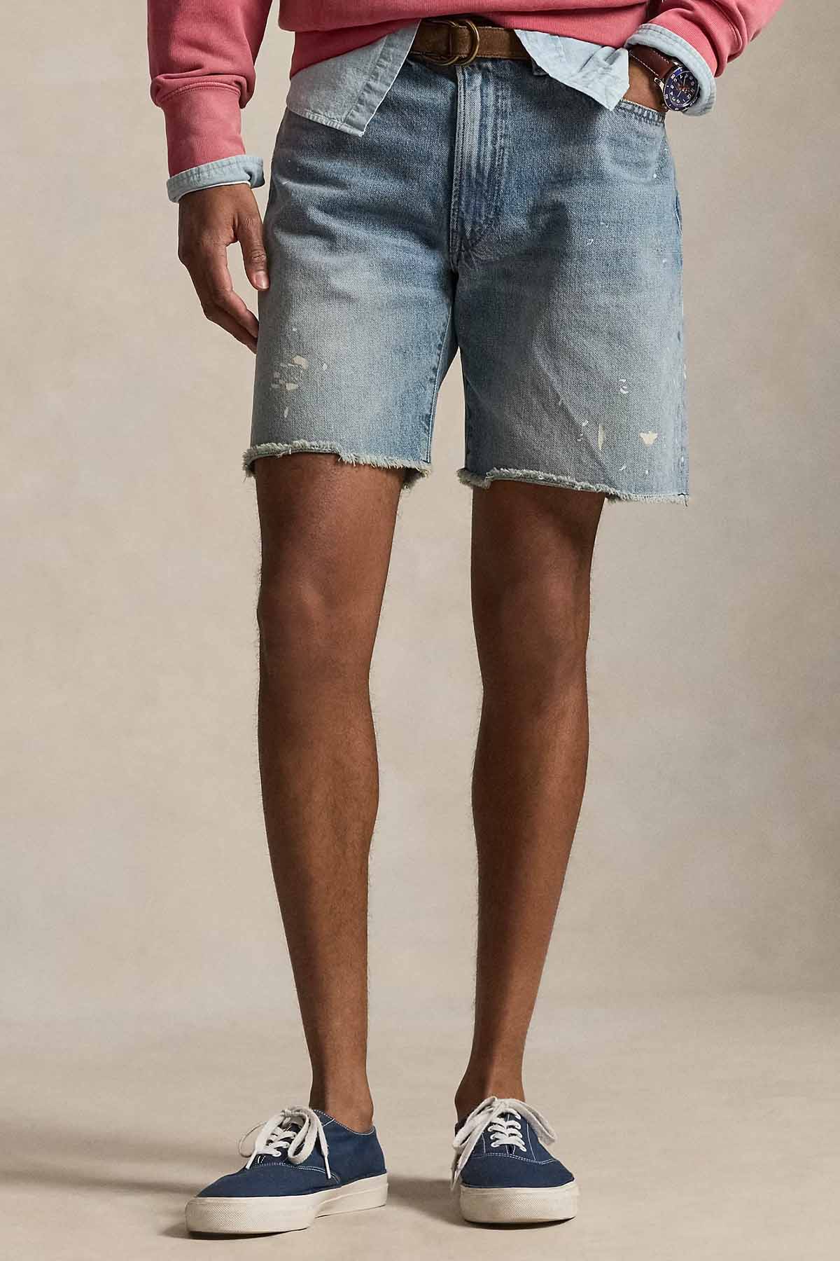 Polo Ralph Lauren Regular Fit Yıkamalı Denim Şort-Şort-Libas