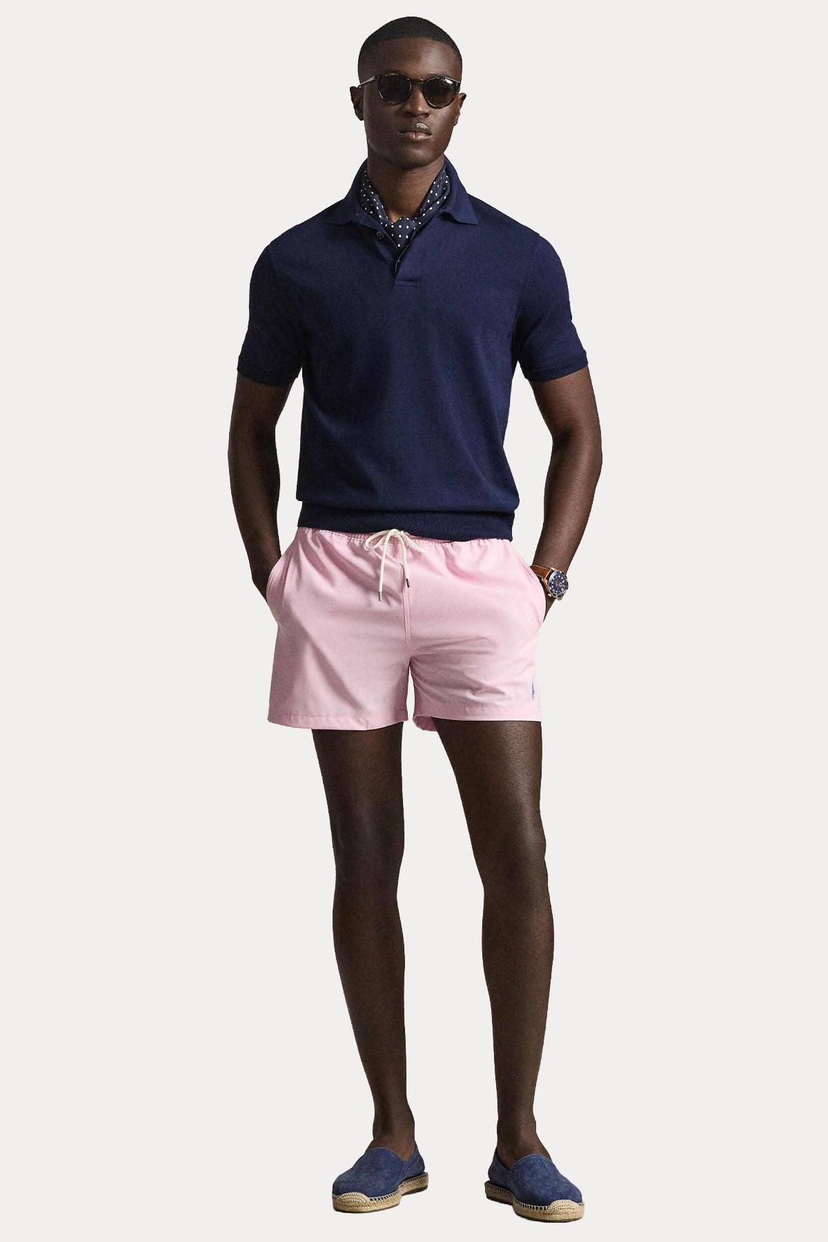 Polo Ralph Lauren Slim Fit Beli Lastikli Streç Şort Mayo-Şort Mayo-Libas