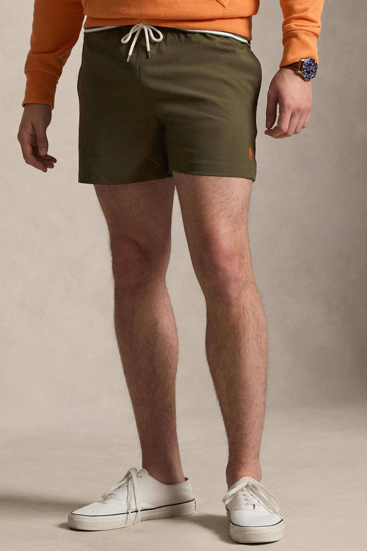 Polo Ralph Lauren Slim Fit Beli Lastikli Streç Şort Mayo-Şort Mayo-Libas