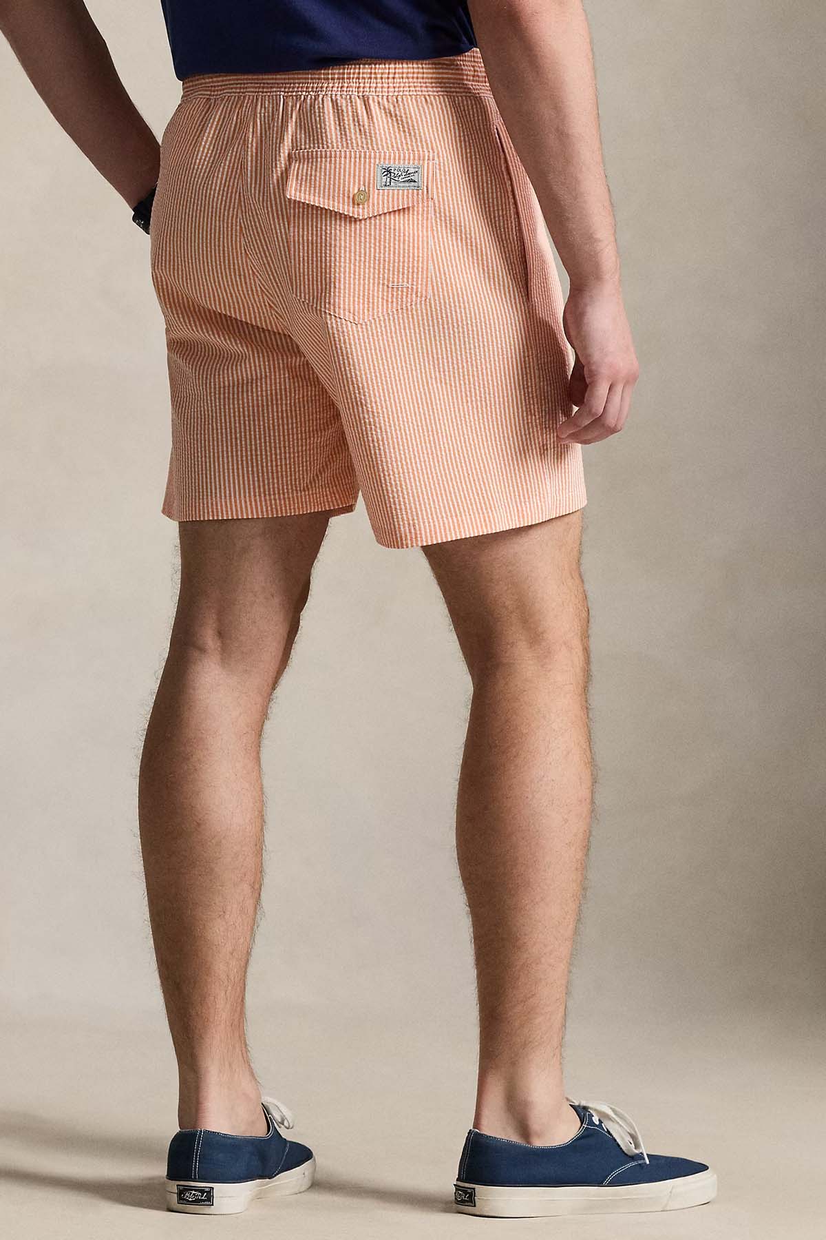 Polo Ralph Lauren Relaxed Fit Beli Lastikli Çizgili Streç Şort Mayo-Şort Mayo-Libas