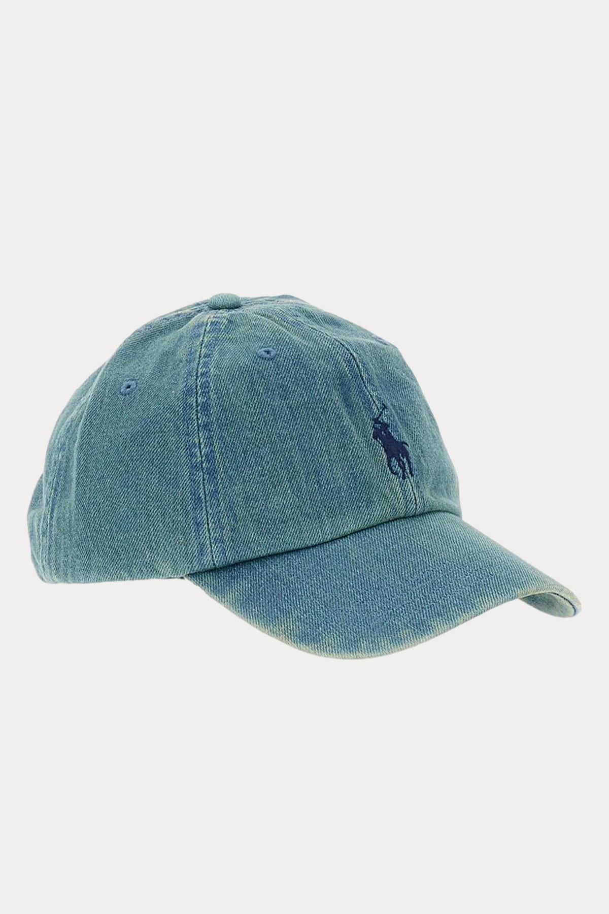 Polo Ralph Lauren Pony Logolu Denim Şapka-Şapka-Libas
