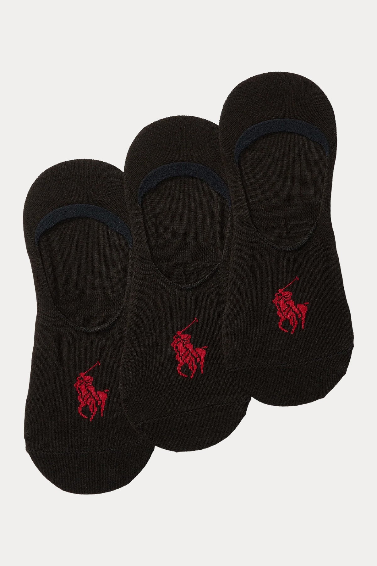 Polo Ralph Lauren Erkek 3'lü Paket Babet Çorap Seti-Çorap-Libas