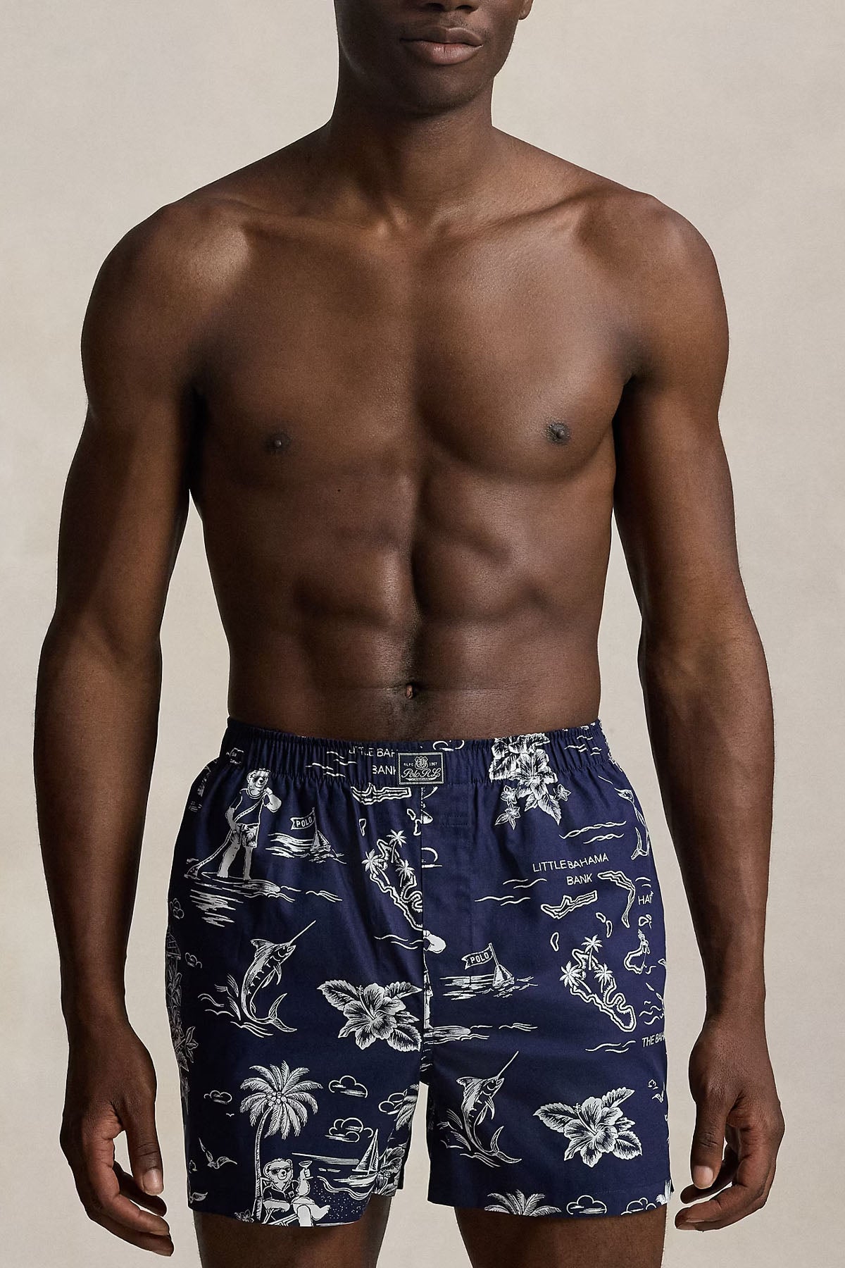 Polo Ralph Lauren 3'lü Paket Pamuklu Boxer Set-Boxer-Libas
