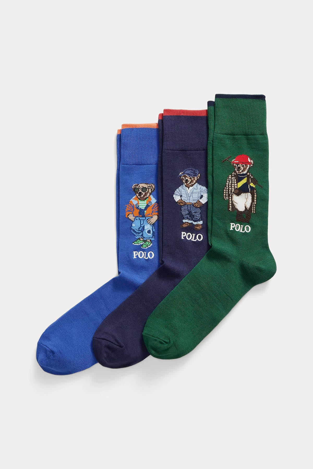 Polo Ralph Lauren 3'lü Paket Polo Bear Çorap Seti-Çorap-Libas