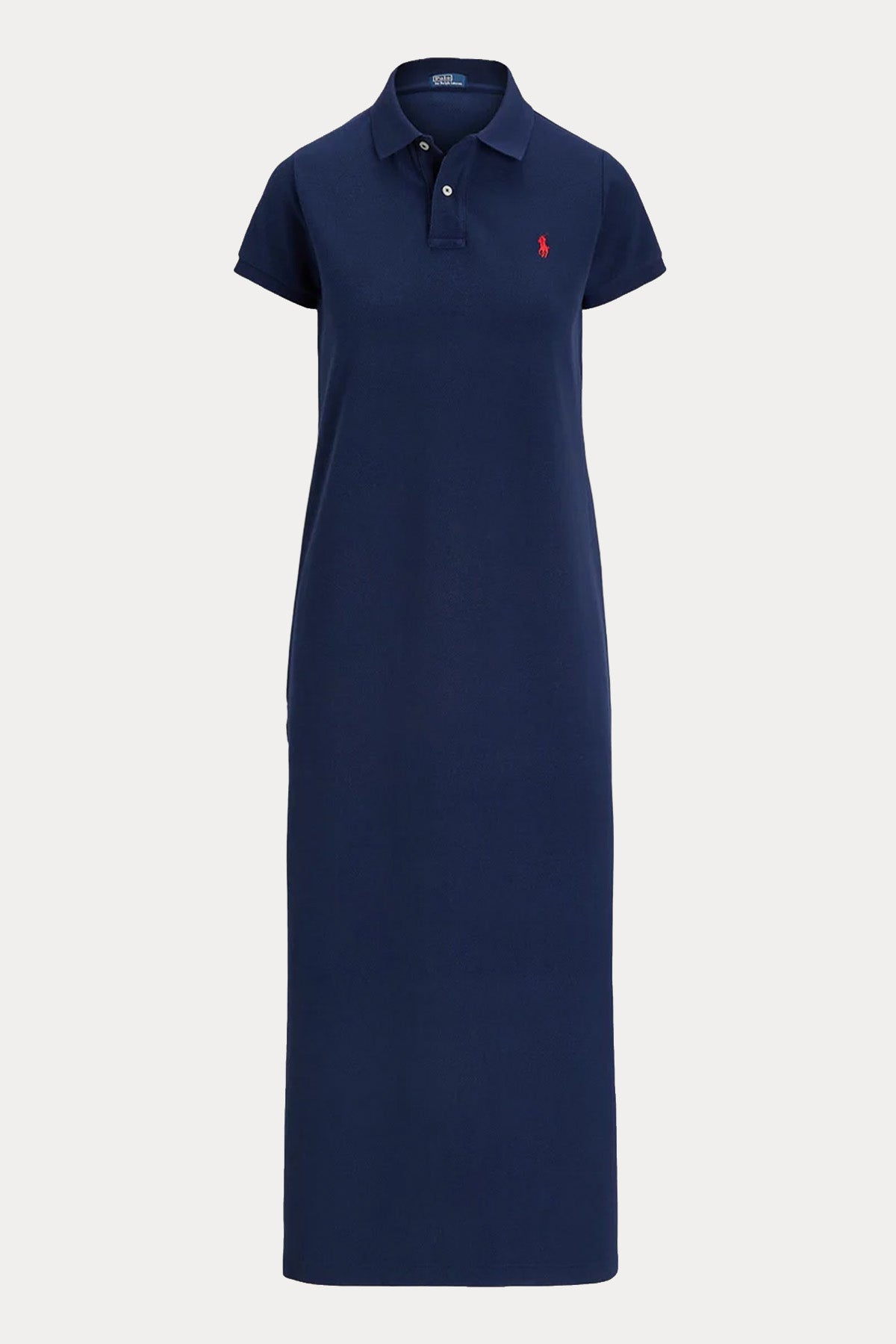Polo Ralph Lauren Relaxed Fit Polo Yaka Maxi T-shirt Elbise