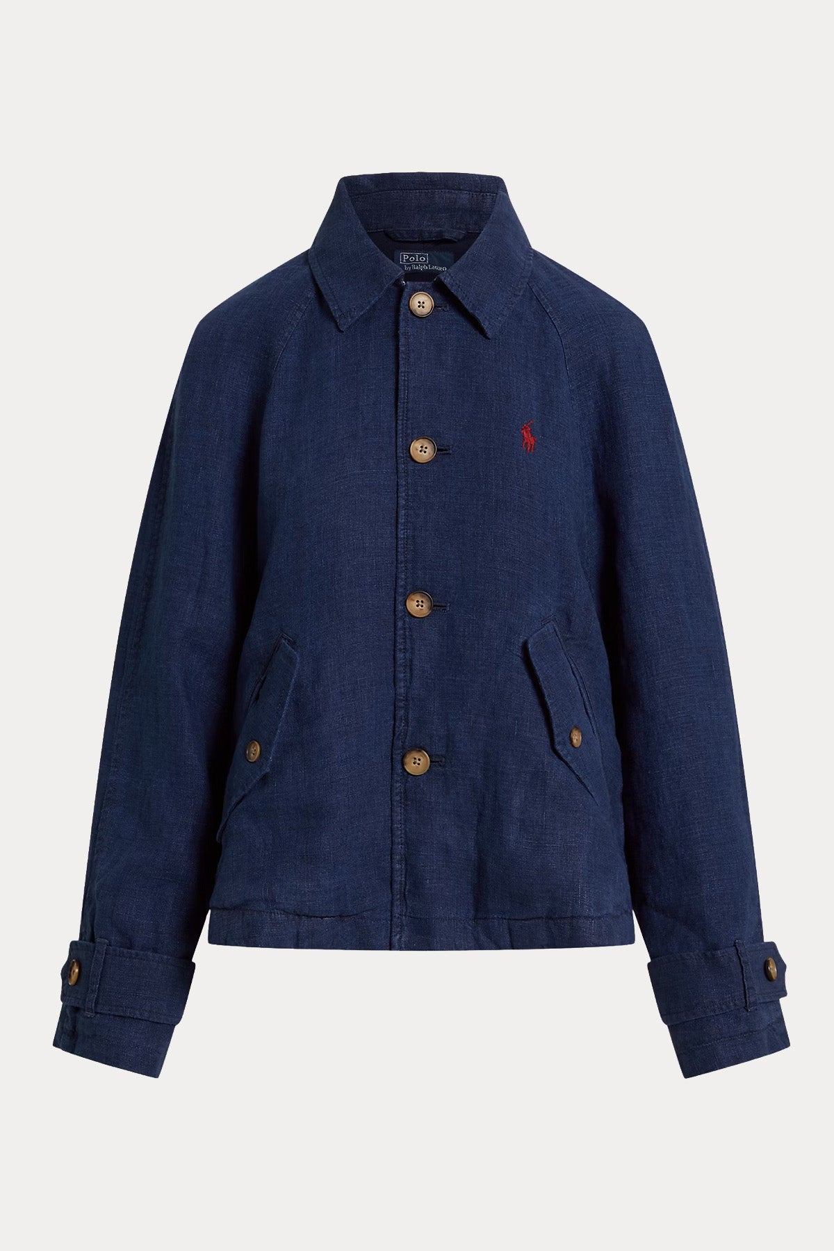 Polo Ralph Lauren Geniş Kesim Pony Logolu Keten Ceket