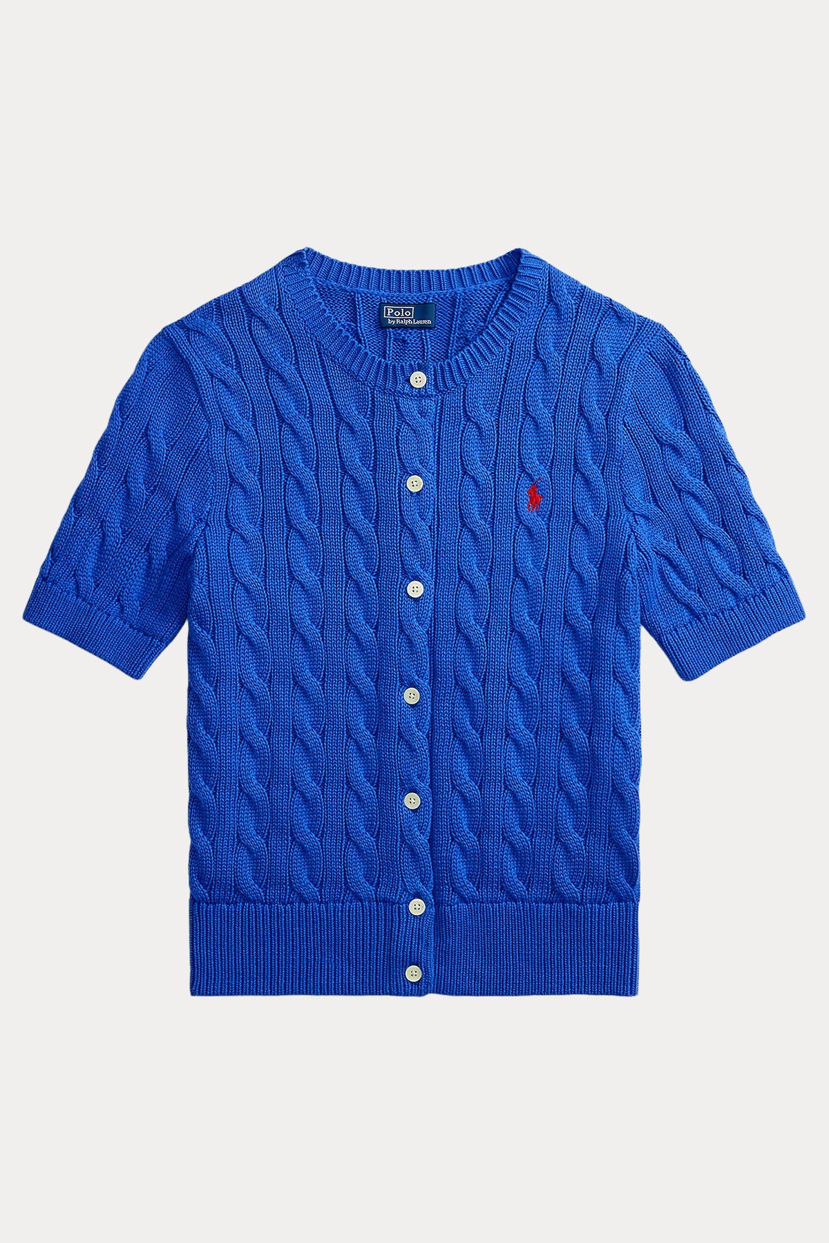 Polo Ralph Lauren Slim Fit Saç Örgü Triko Ceket