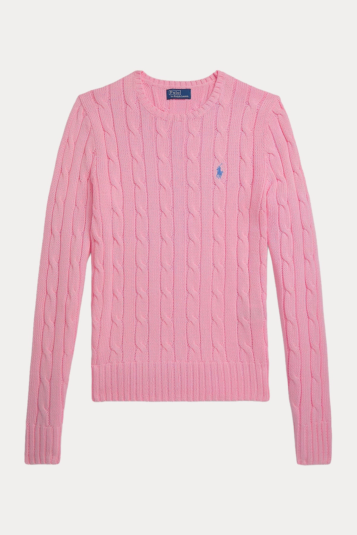 Polo Ralph Lauren Slim Fit Yuvarlak Yaka Saç Örgü Triko