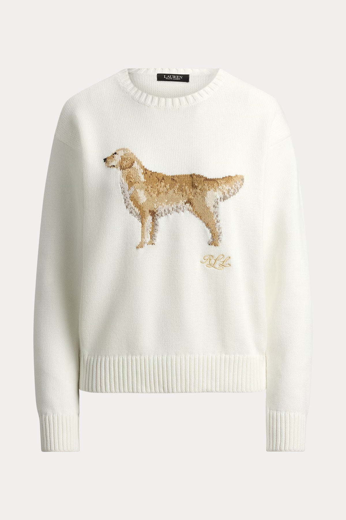 Polo Ralph Lauren Relaxed Fit Evcil Hayvan Temalı Örgü Triko