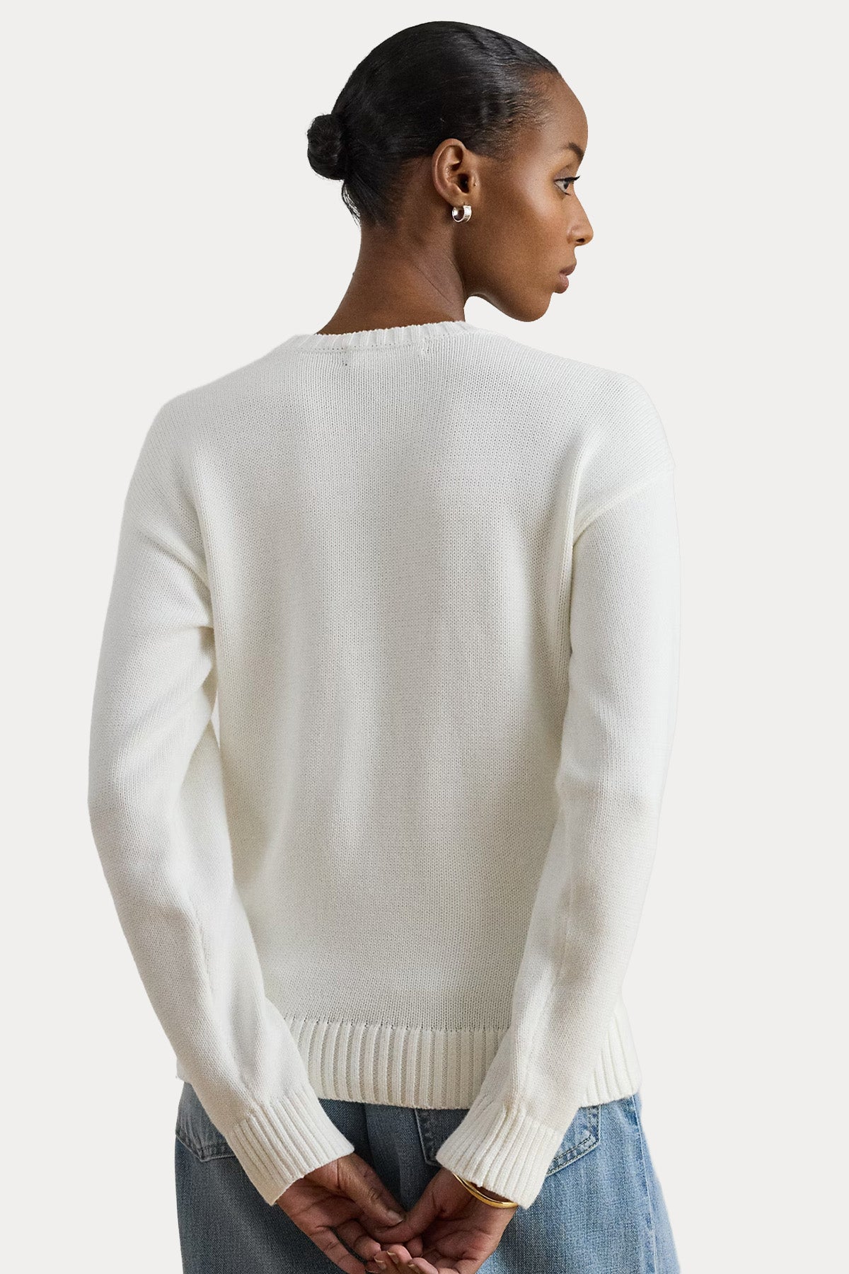 Polo Ralph Lauren Relaxed Fit Evcil Hayvan Temalı Örgü Triko