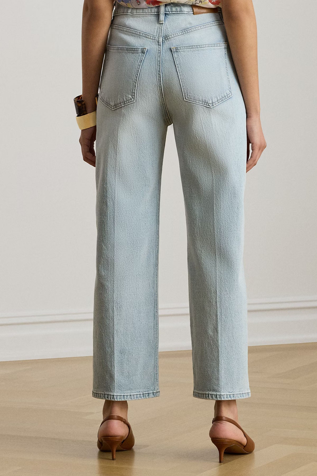 Polo Ralph Lauren Straight Fit Yüksek Bel Yıkamalı Jeans